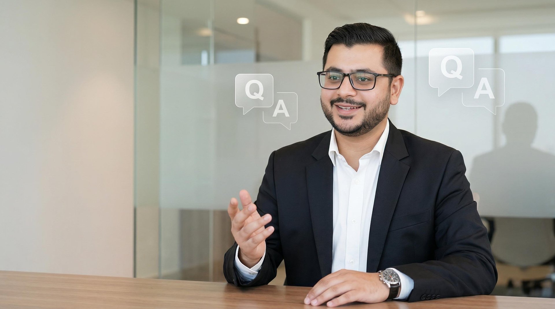an abstract photo of a curved building with a blue sky in the background
