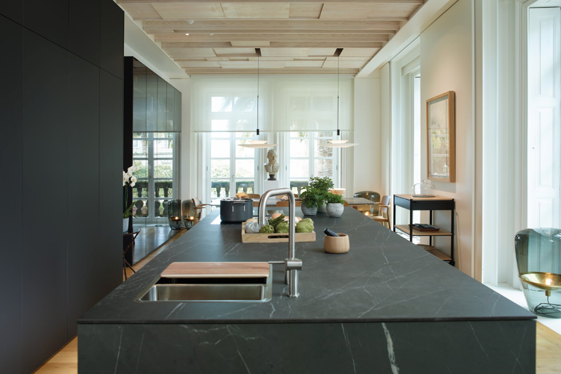 black blue and yellow textile