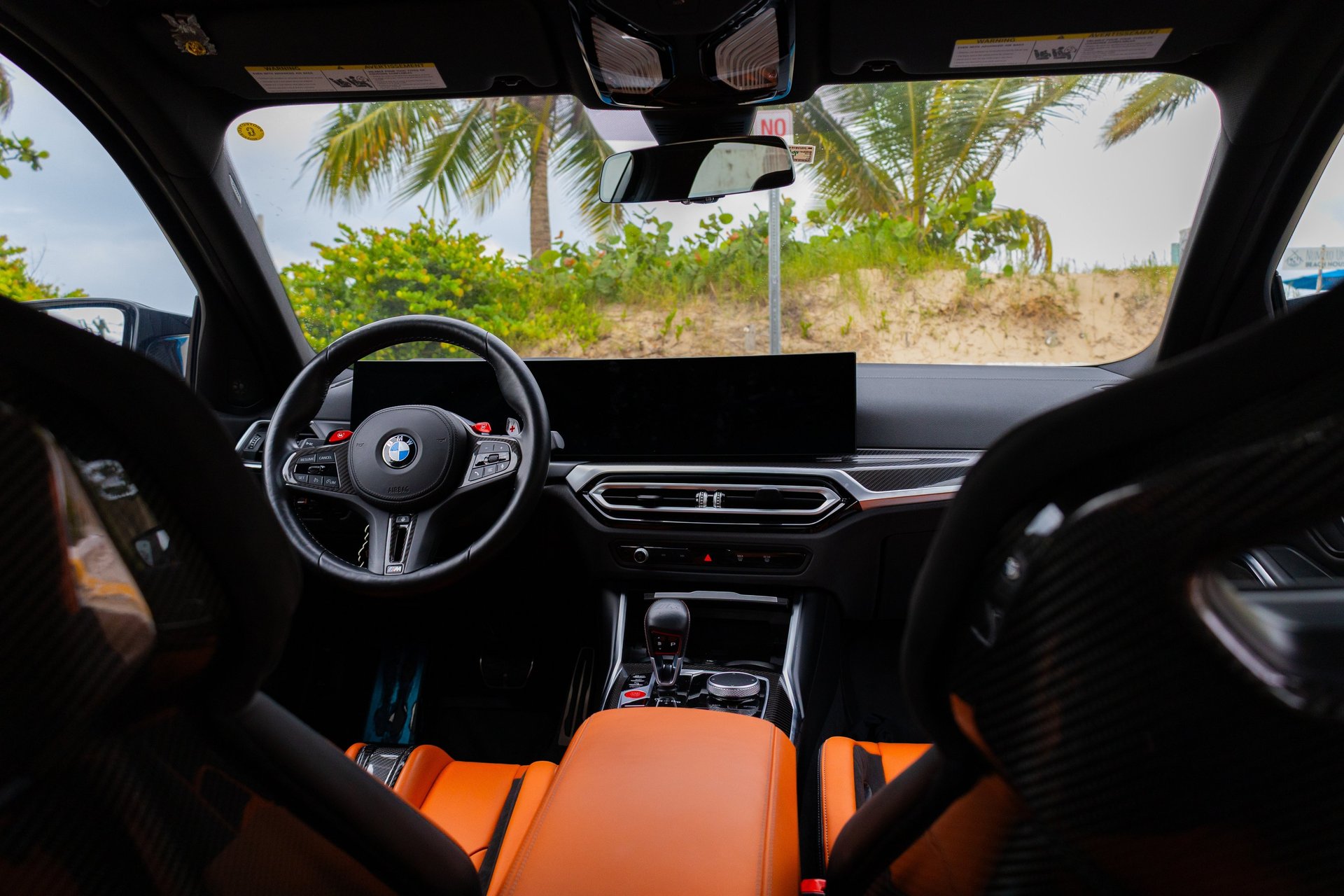 black and red steering wheel