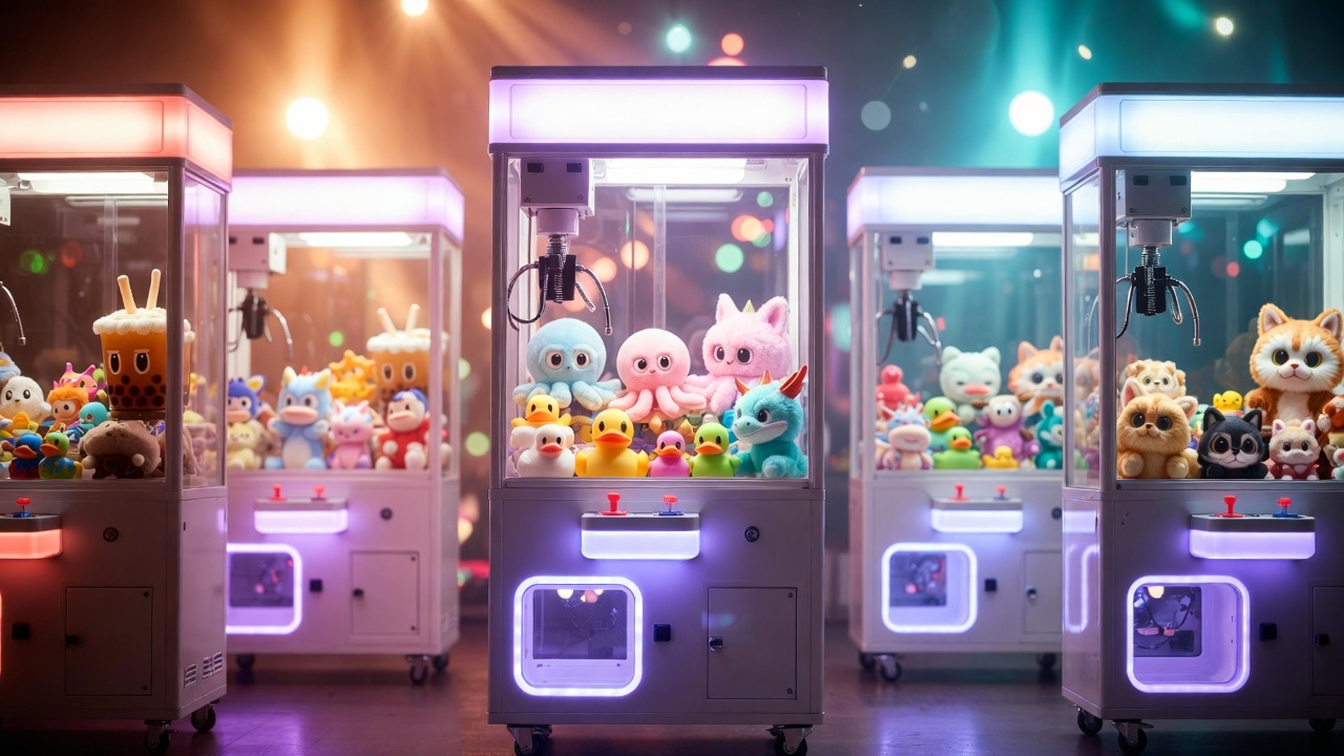 man on front of vending machines at nighttime