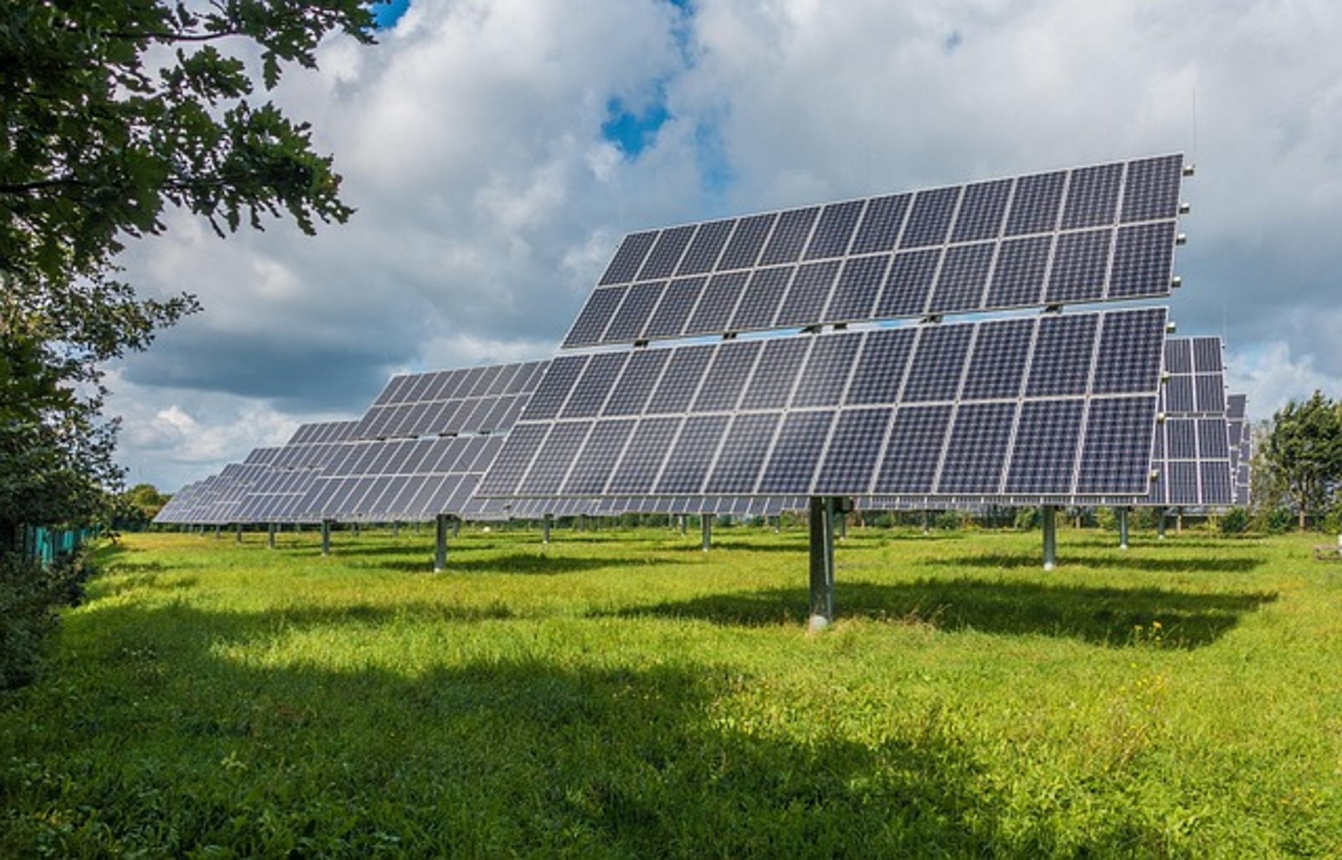 blue solar panel