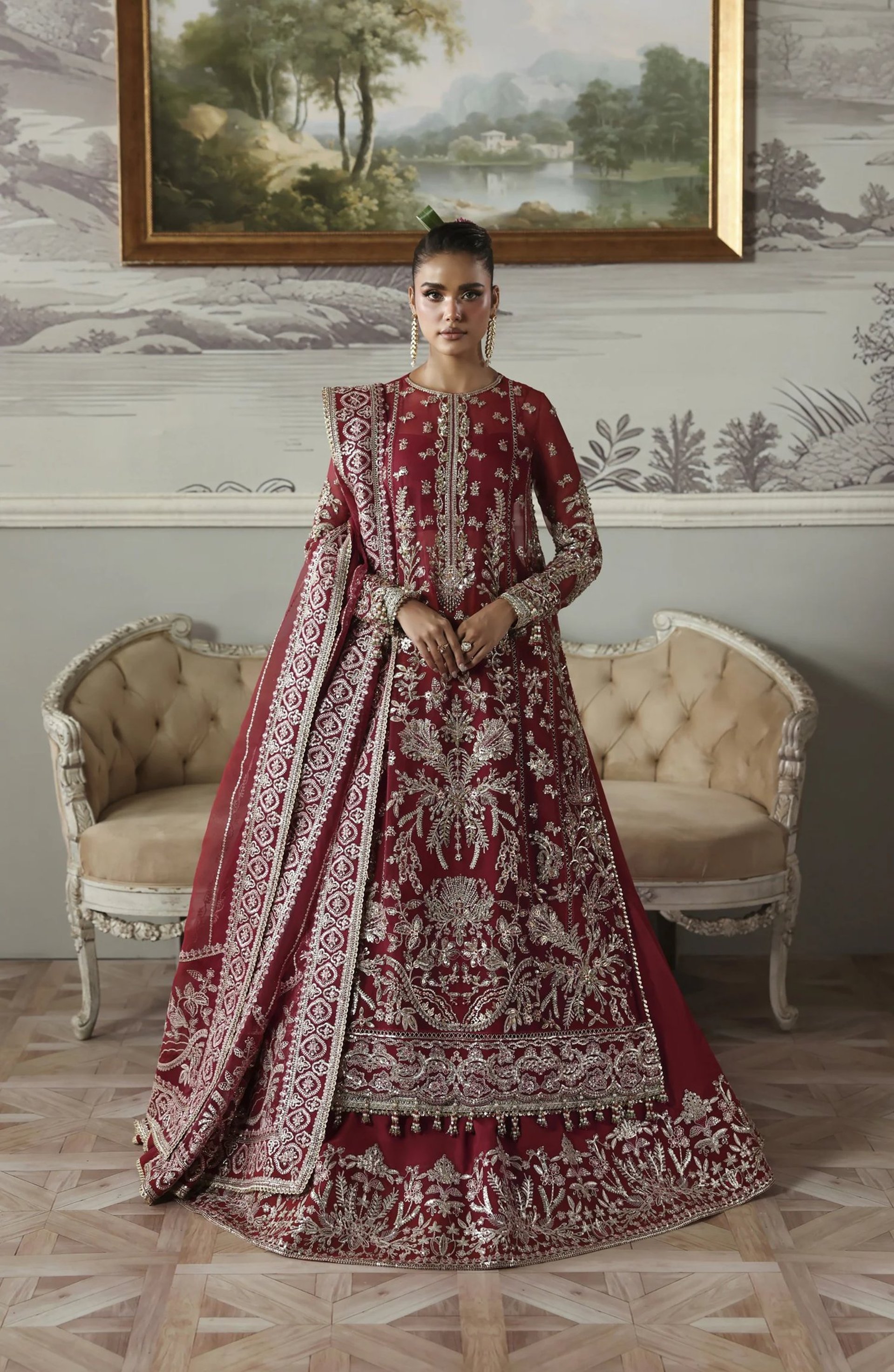 person wearing grey knit sweater