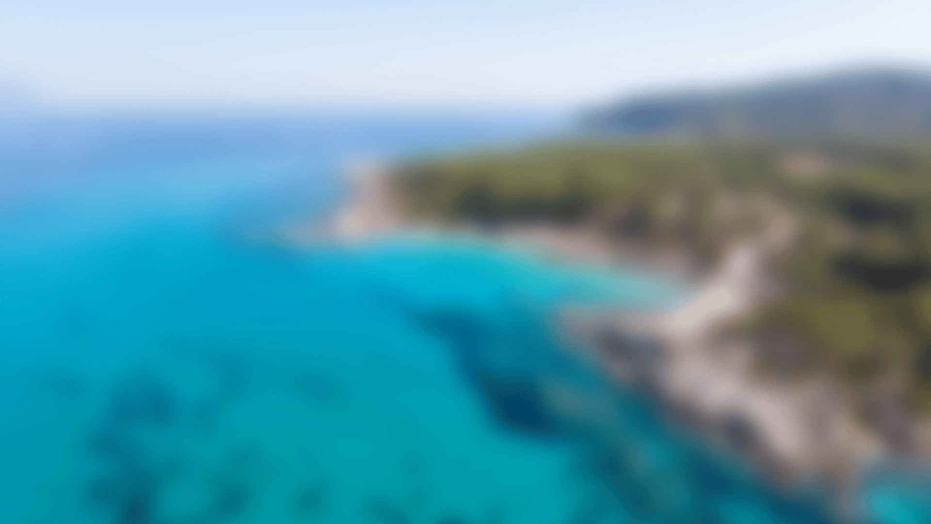 sfondo mare sardegna sfuocato