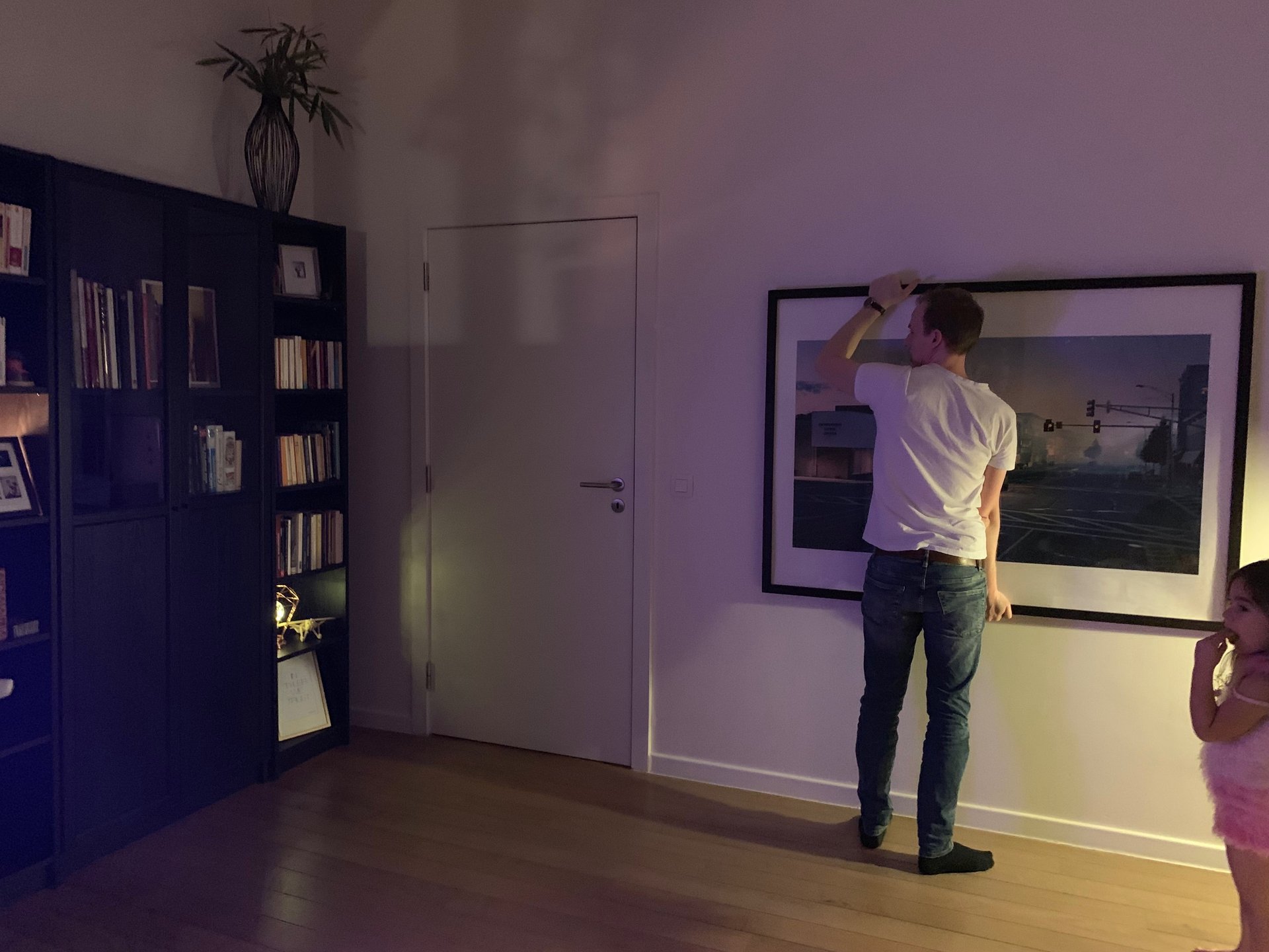 black blue and yellow textile