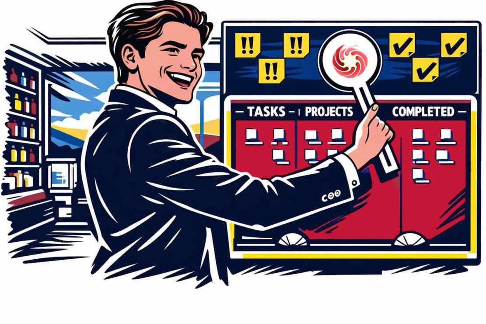 two pyramid table decors