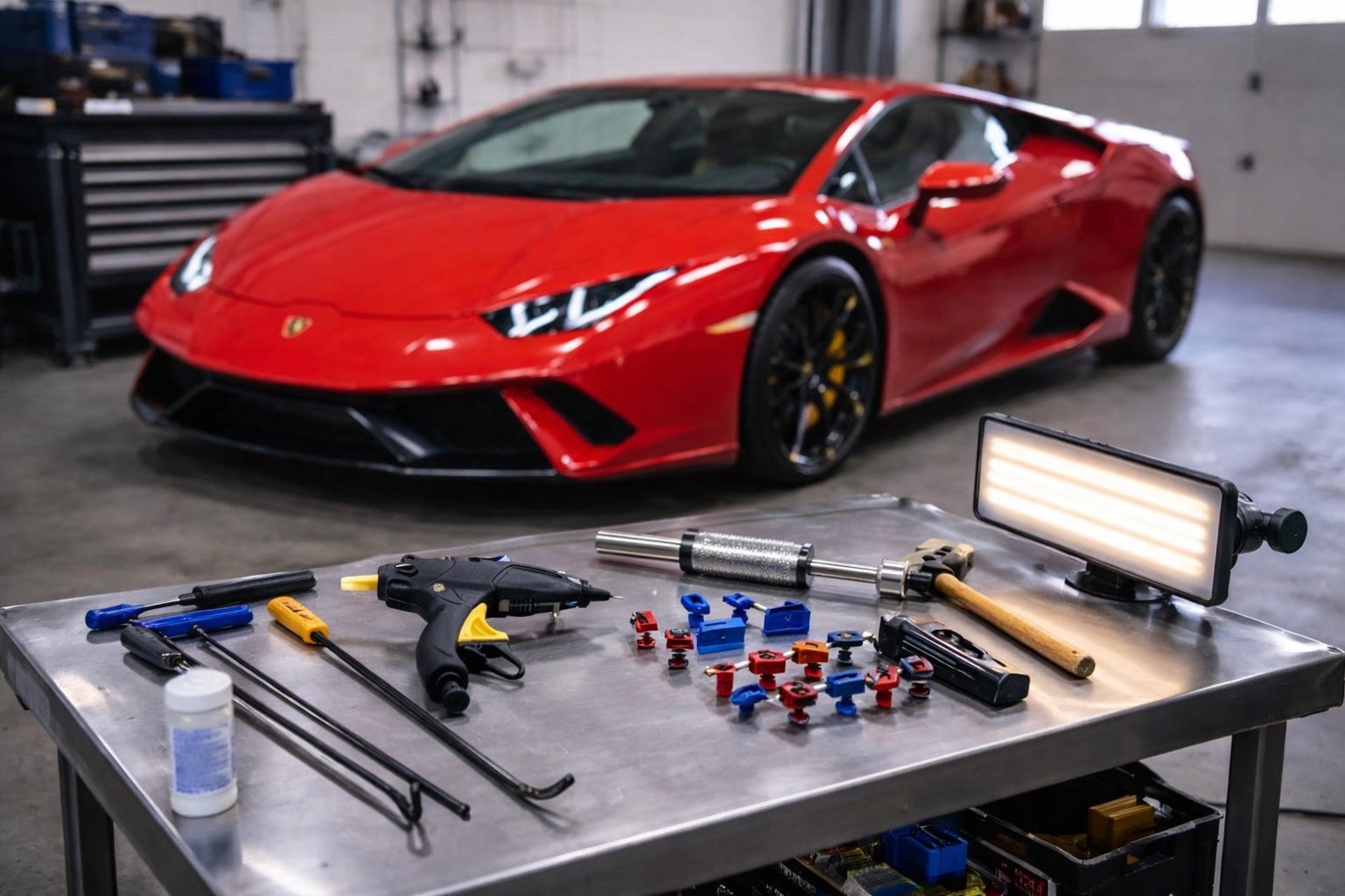 Adroit Dent Repair PDR Mobile service for luxury cars