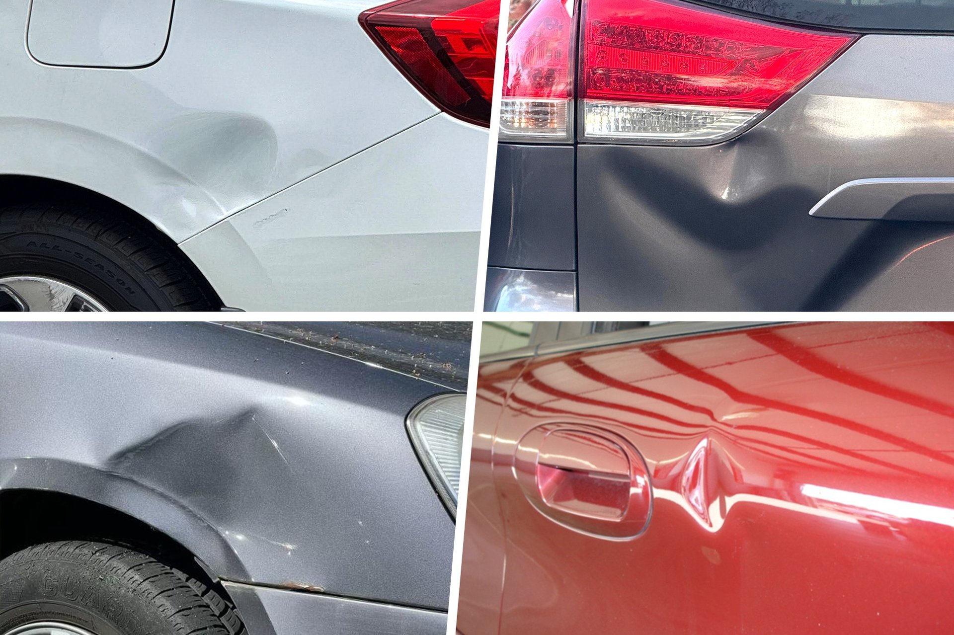 ADROIT Dent Repair _ sample photos of eligble dent repairing with PDR method