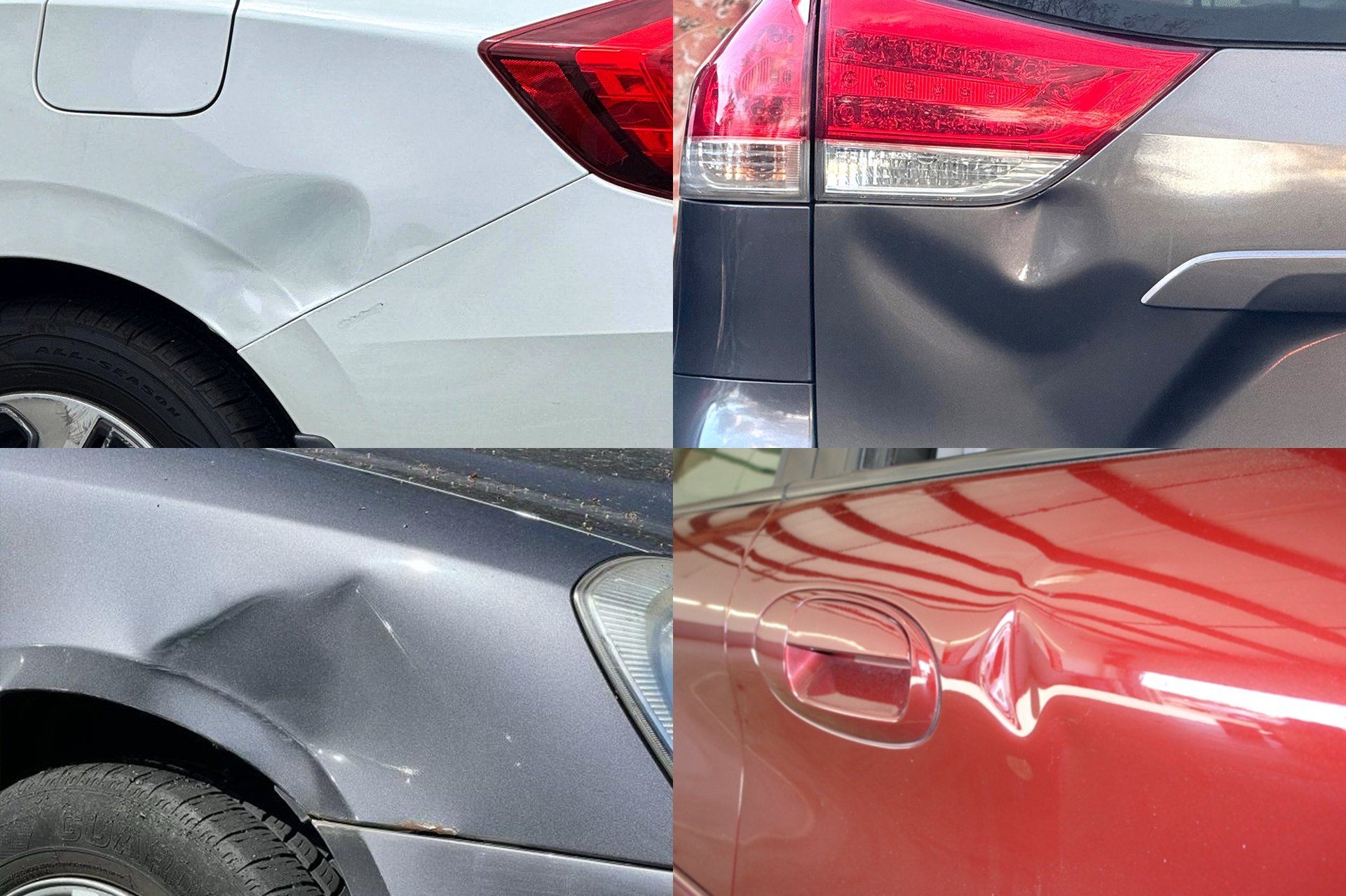 ADROIT Dent Repair _ sample photos of eligble dent repairing with PDR method