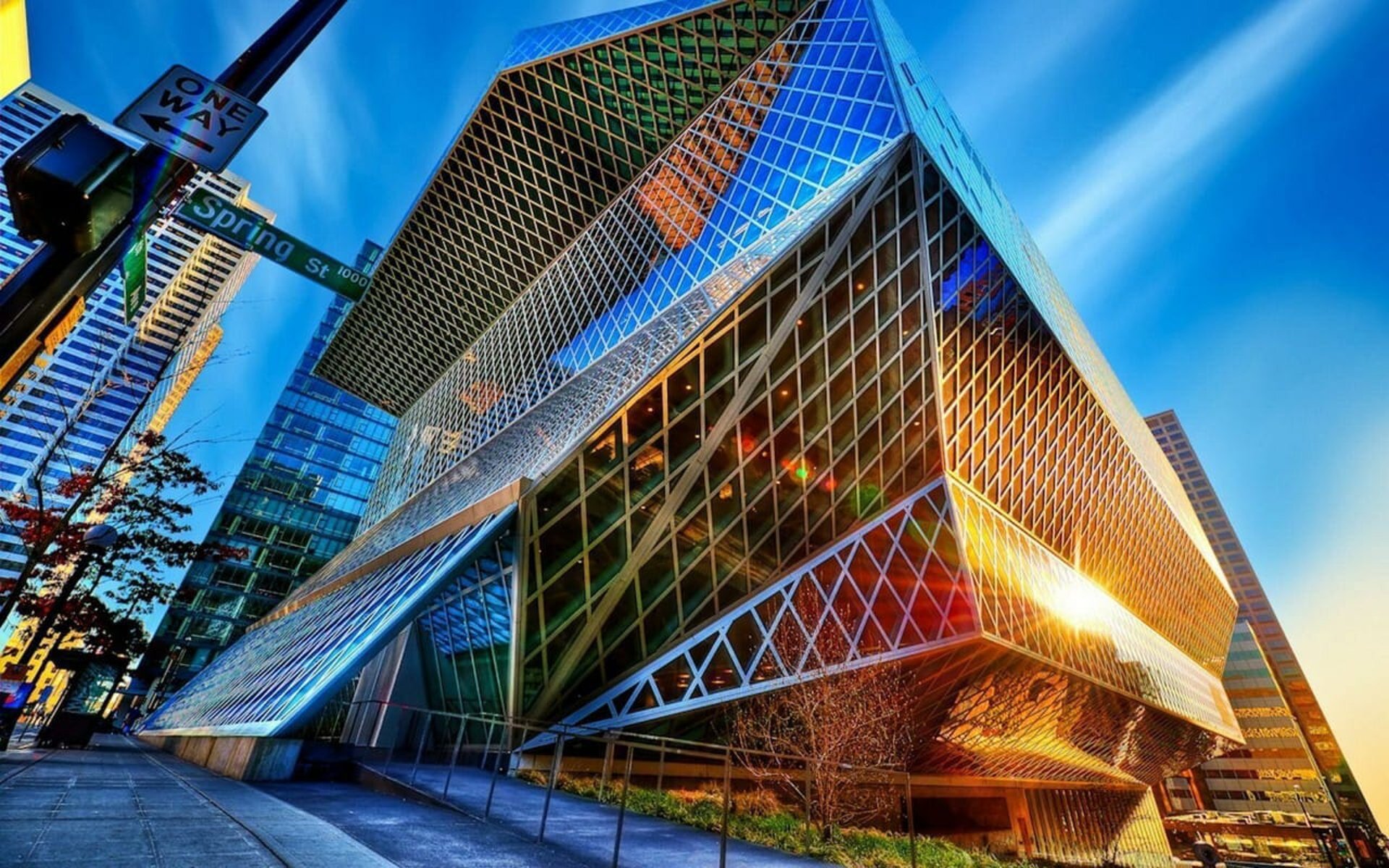 brown concrete building under starry night