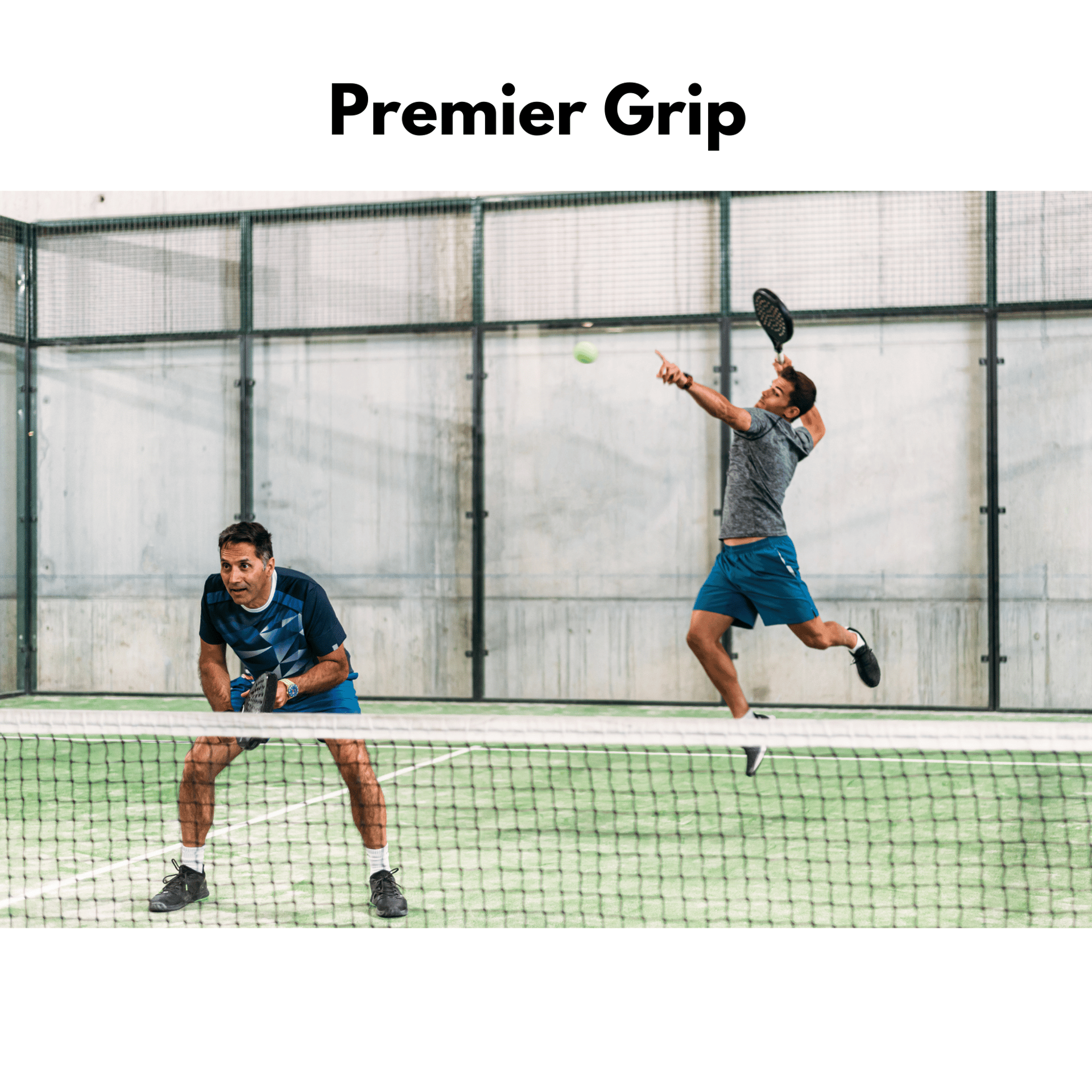 a man and a woman playing tennis on a tennis court