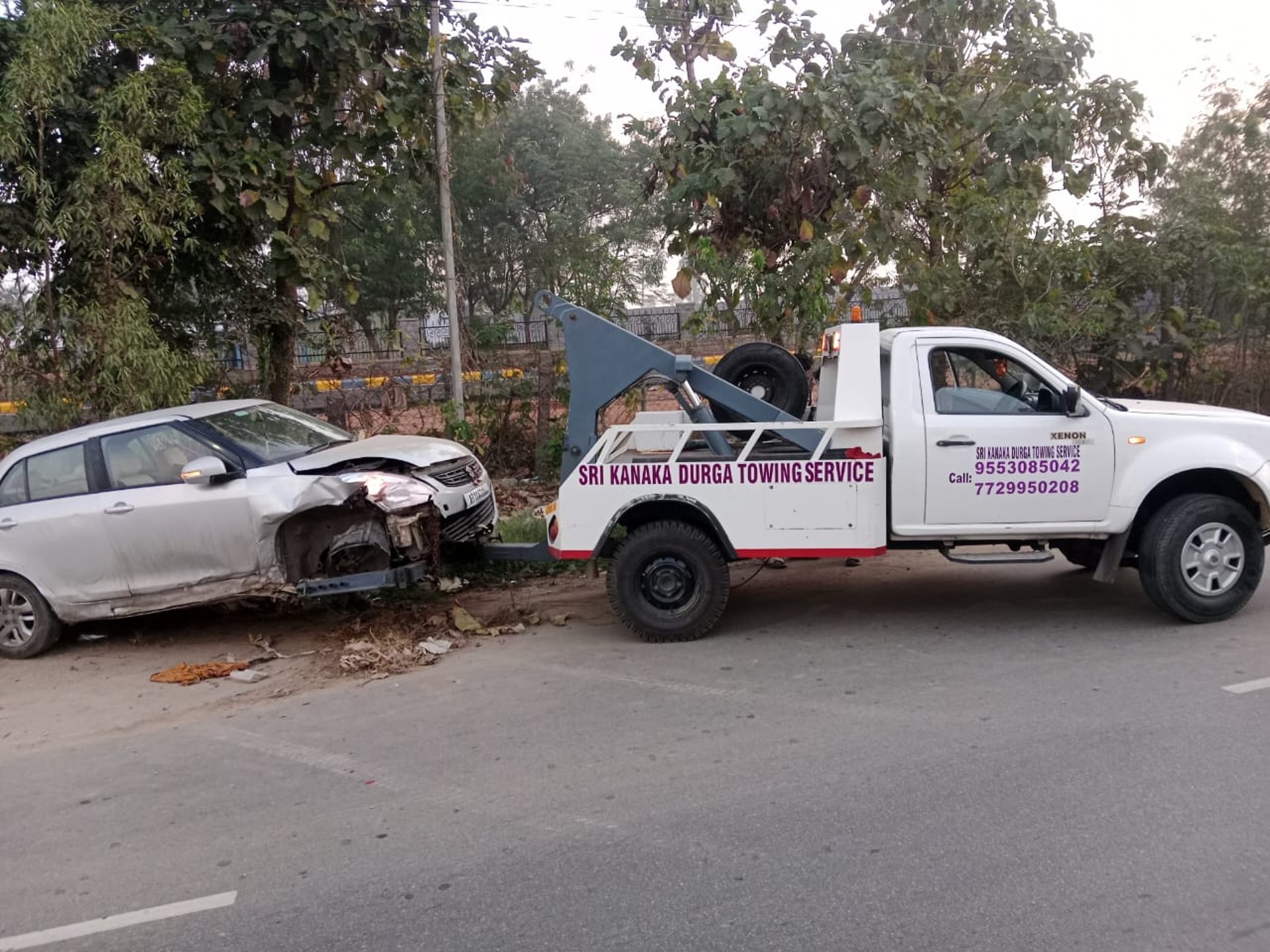 accident towing service in hyderbad