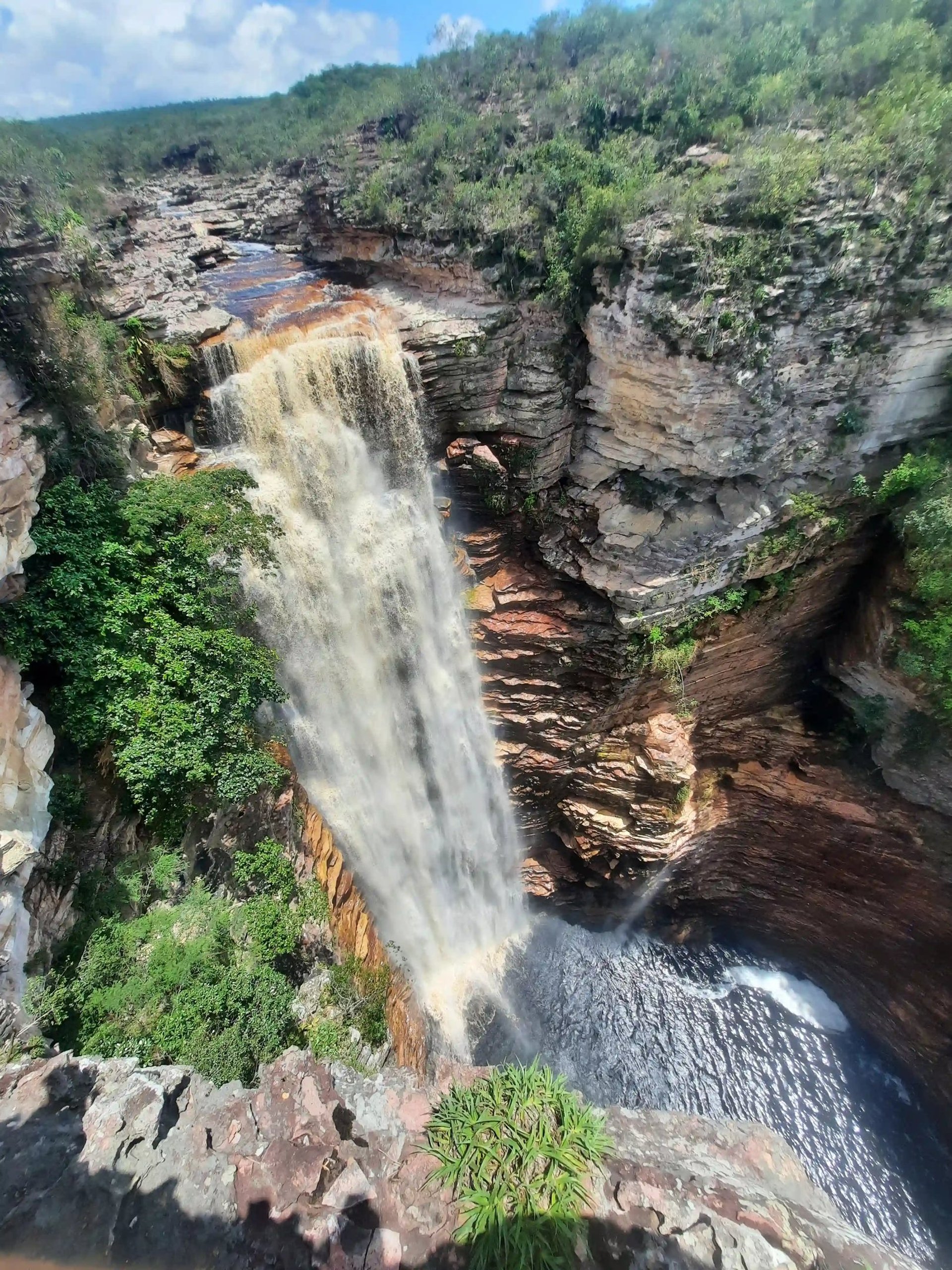 cachoeira por cima