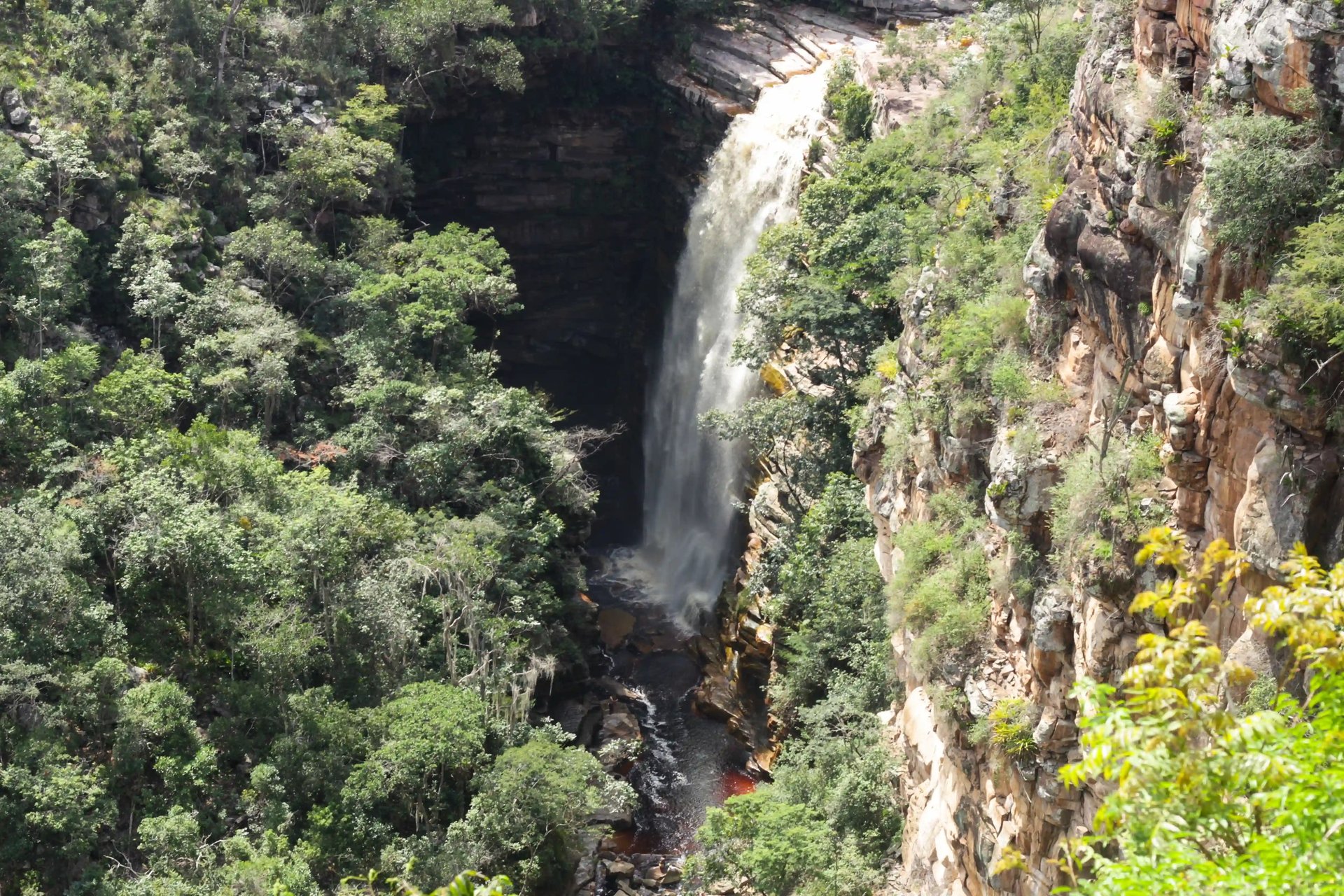 cachoeira do mosquito vista de cima