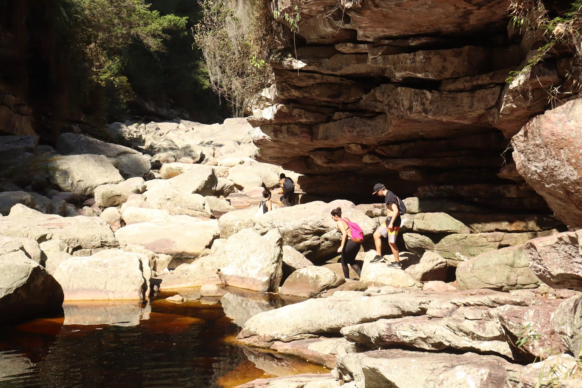 caminhada cachoeira do sossego