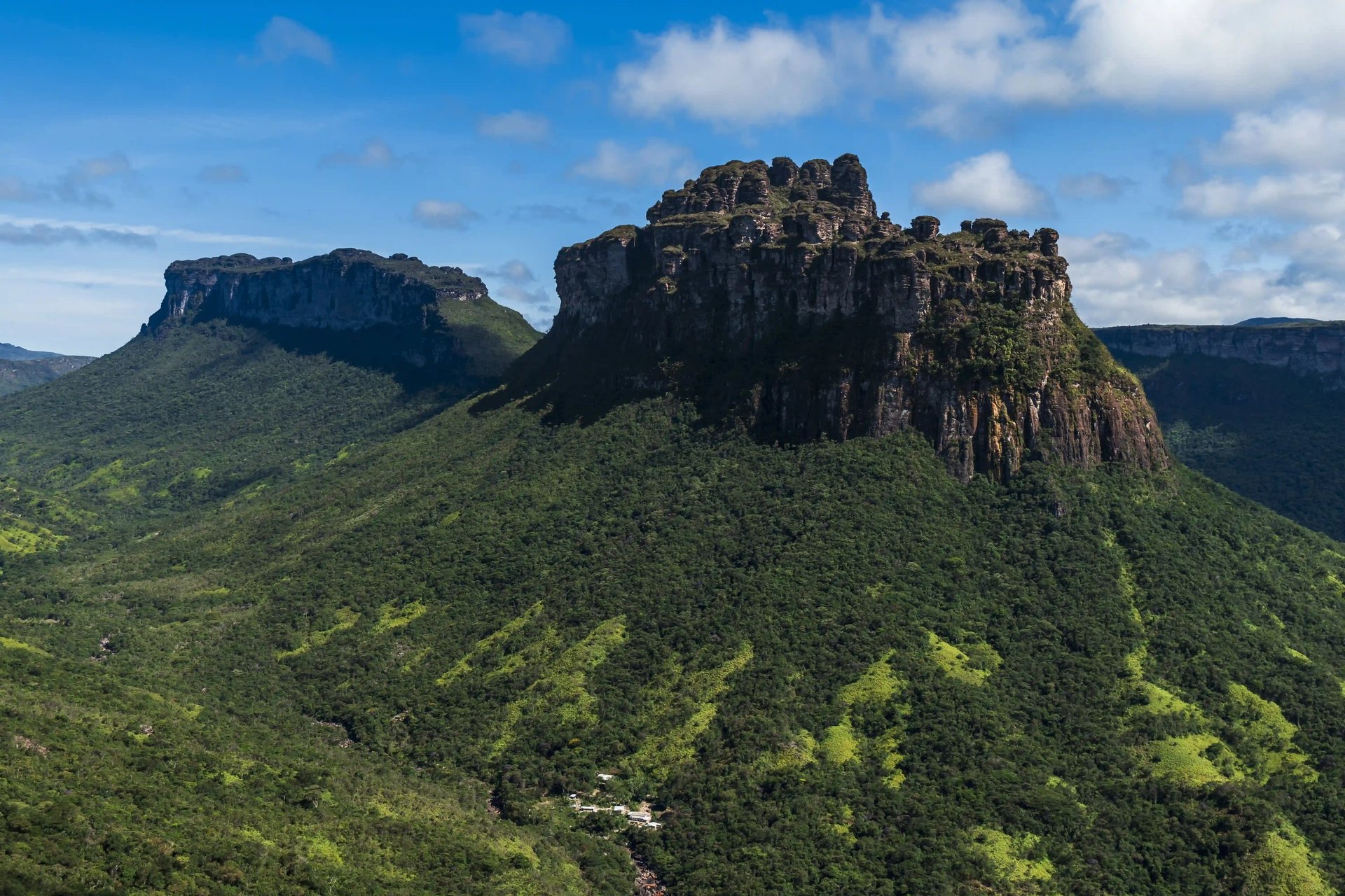 paisagem drone morro do castelo