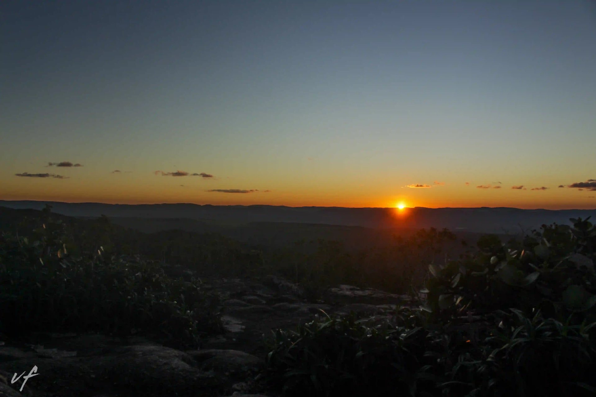 por do sol vista
