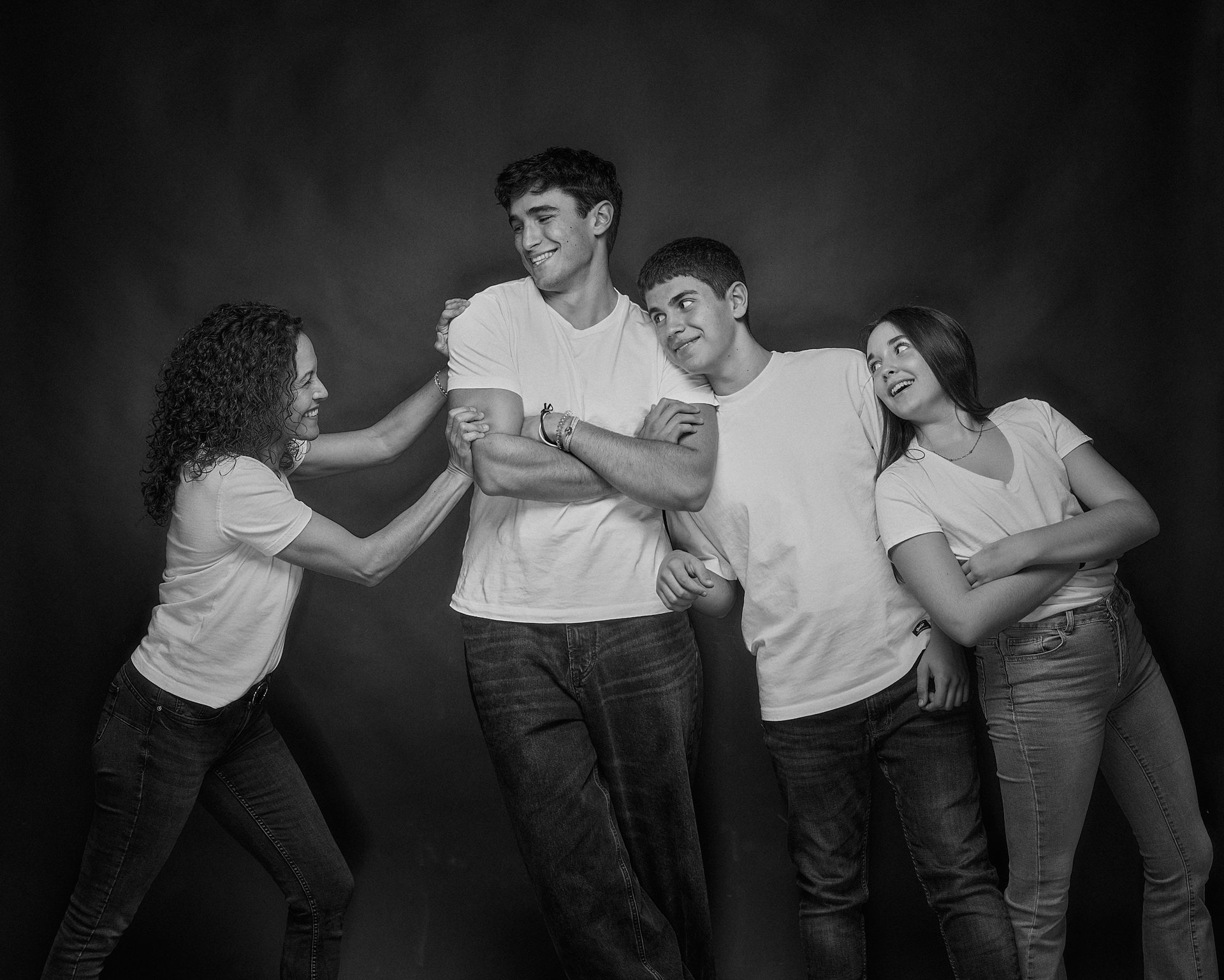 an abstract photo of a curved building with a blue sky in the background