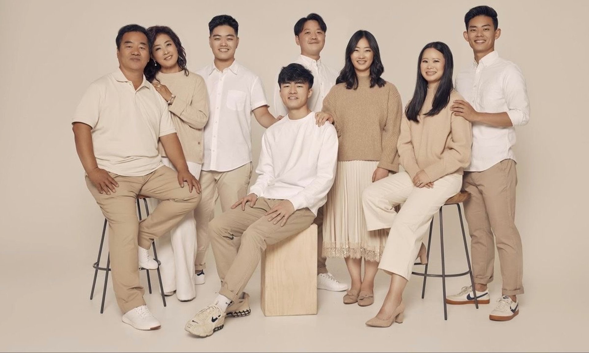 an abstract photo of a curved building with a blue sky in the background