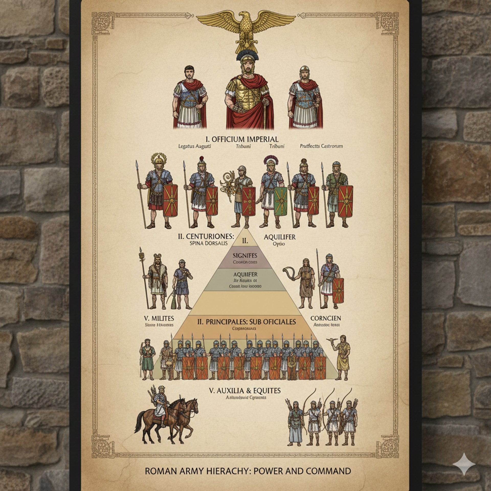 jerarquia militar imperio romano
