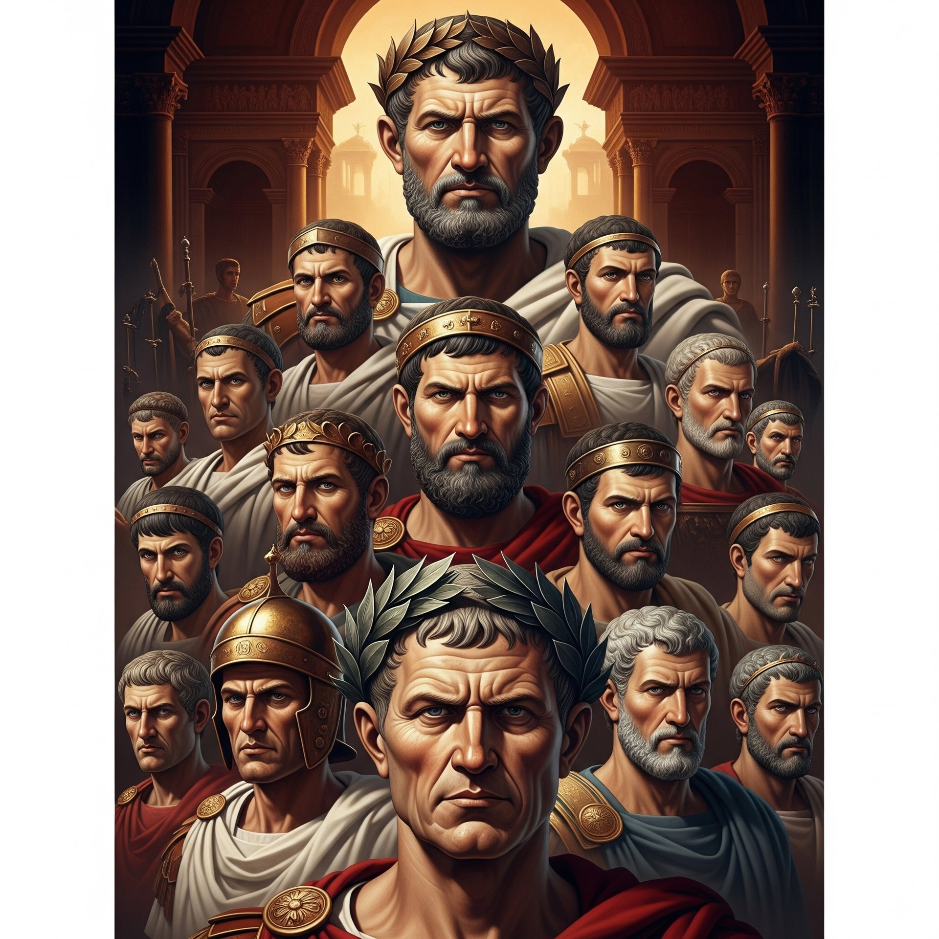 reyes y emperadores de roma