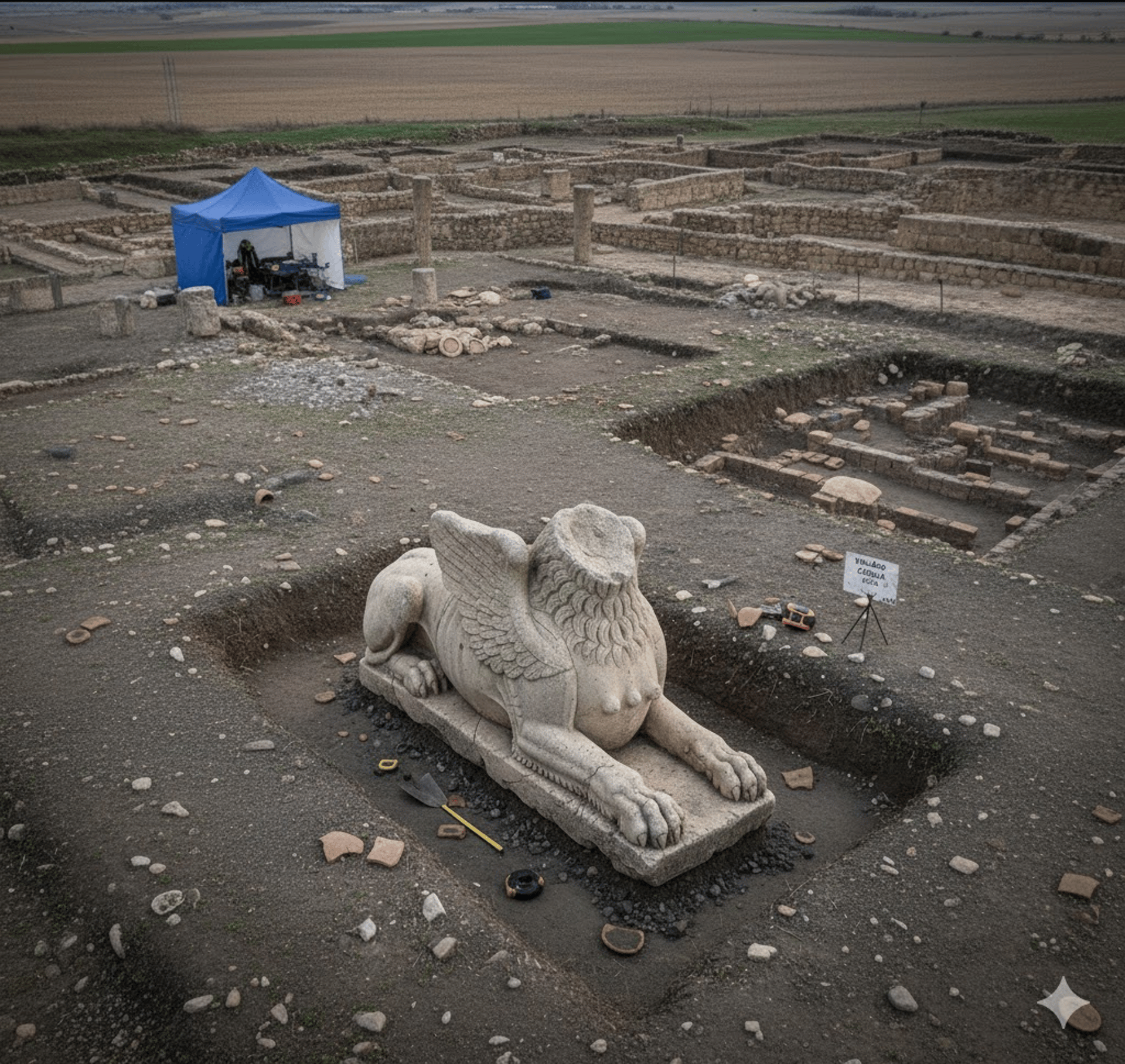 recreacion esfinge de Caraca