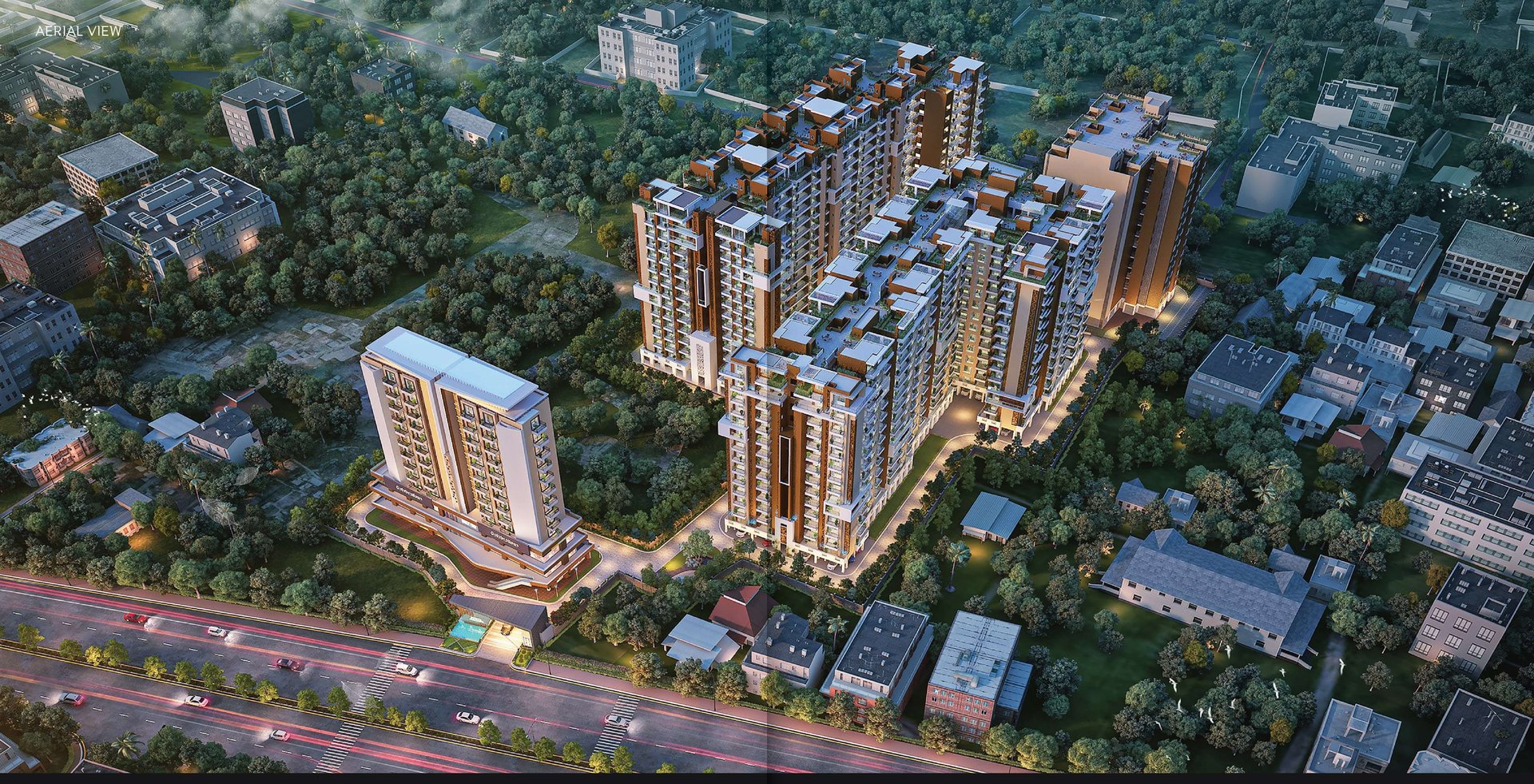 low angle photography of high rise building
