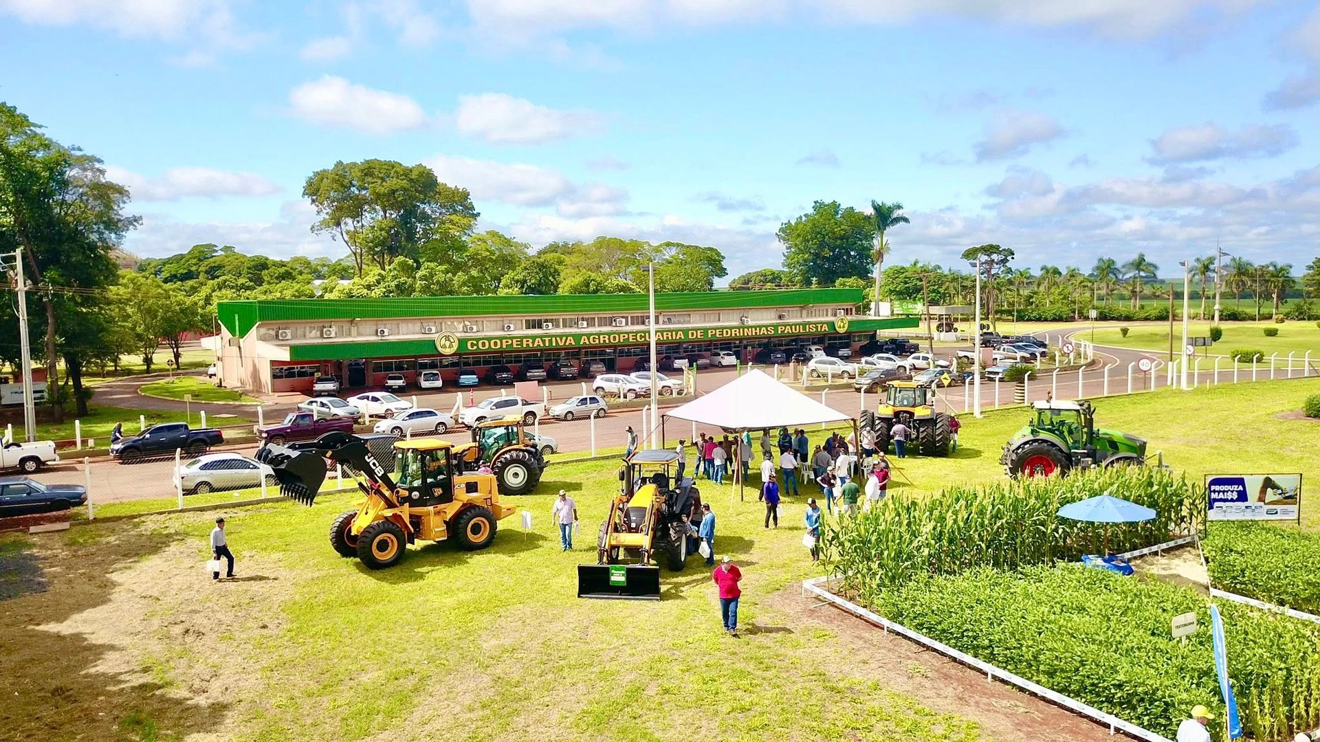 green and yellow heavy equipment