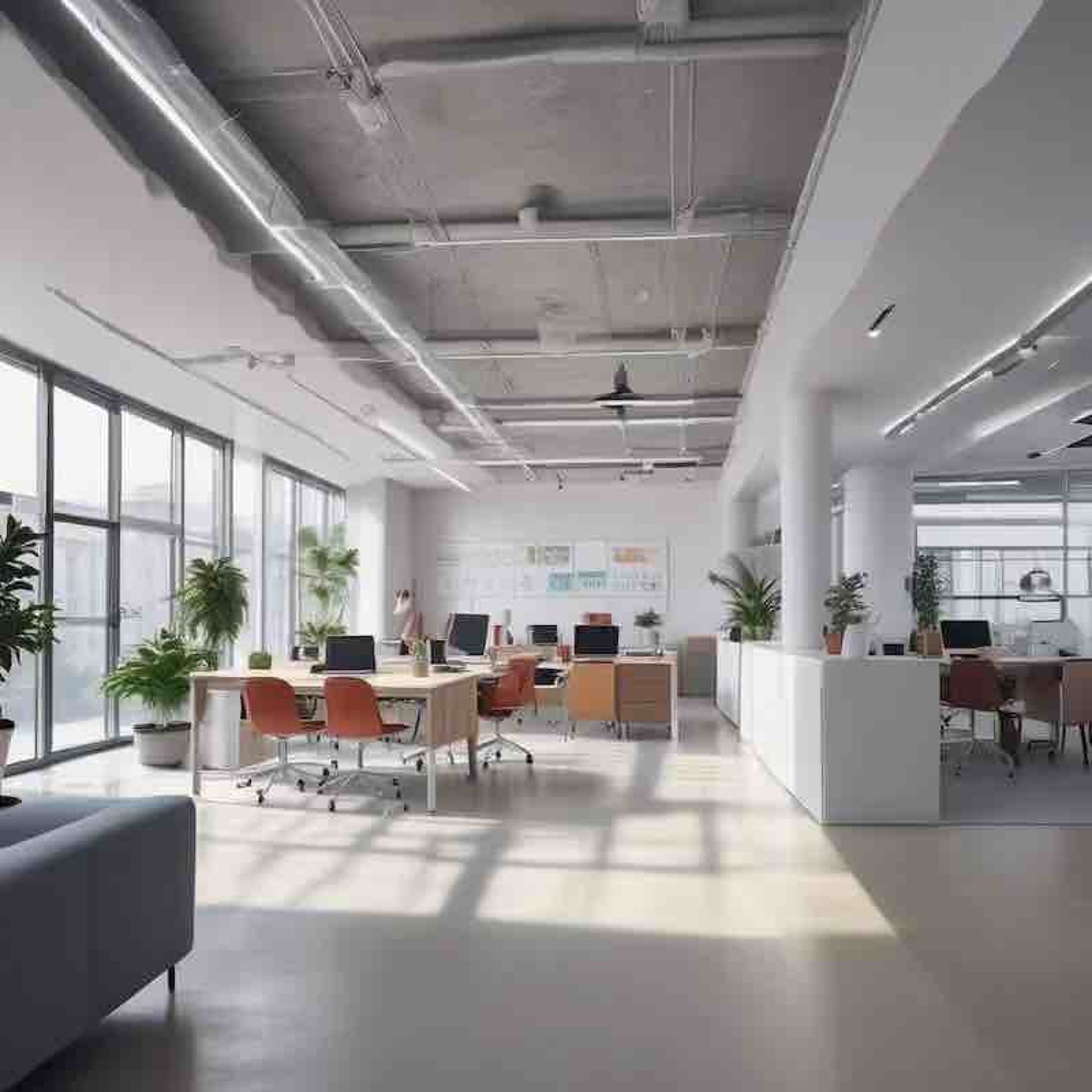Light and airy office space