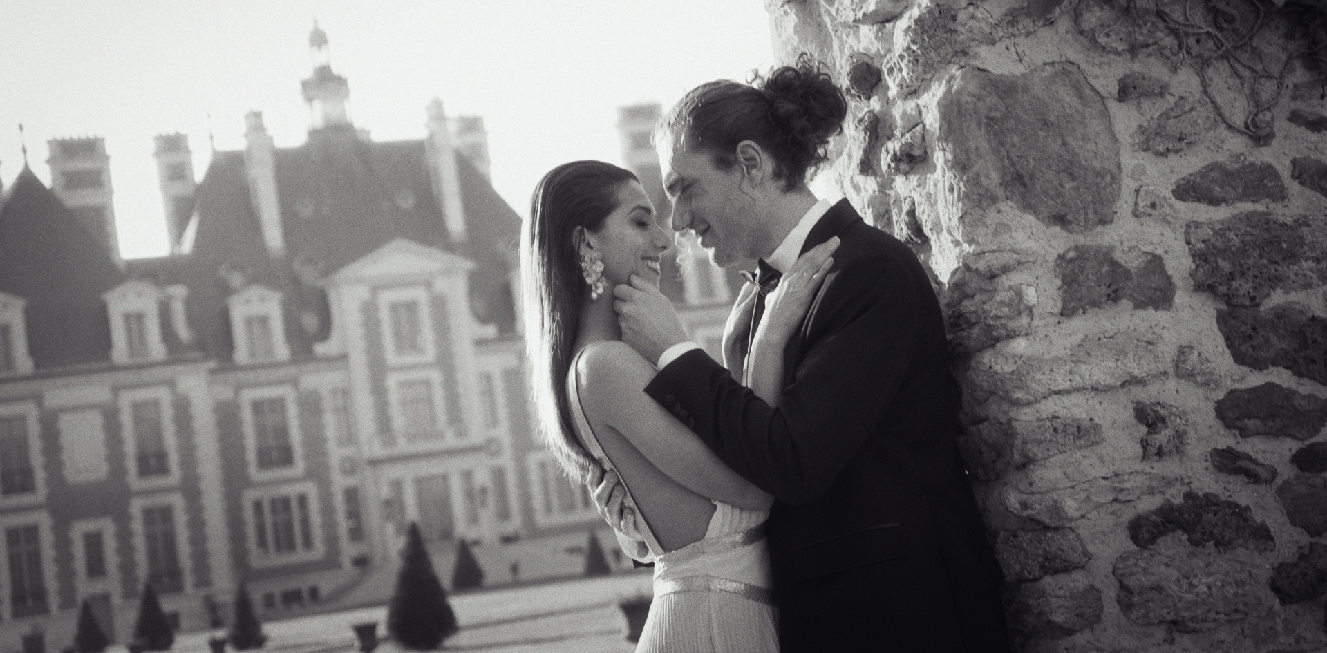 couple wearing silver-colored rings