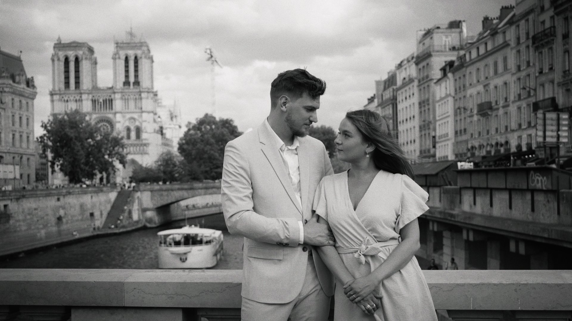 couple wearing silver-colored rings