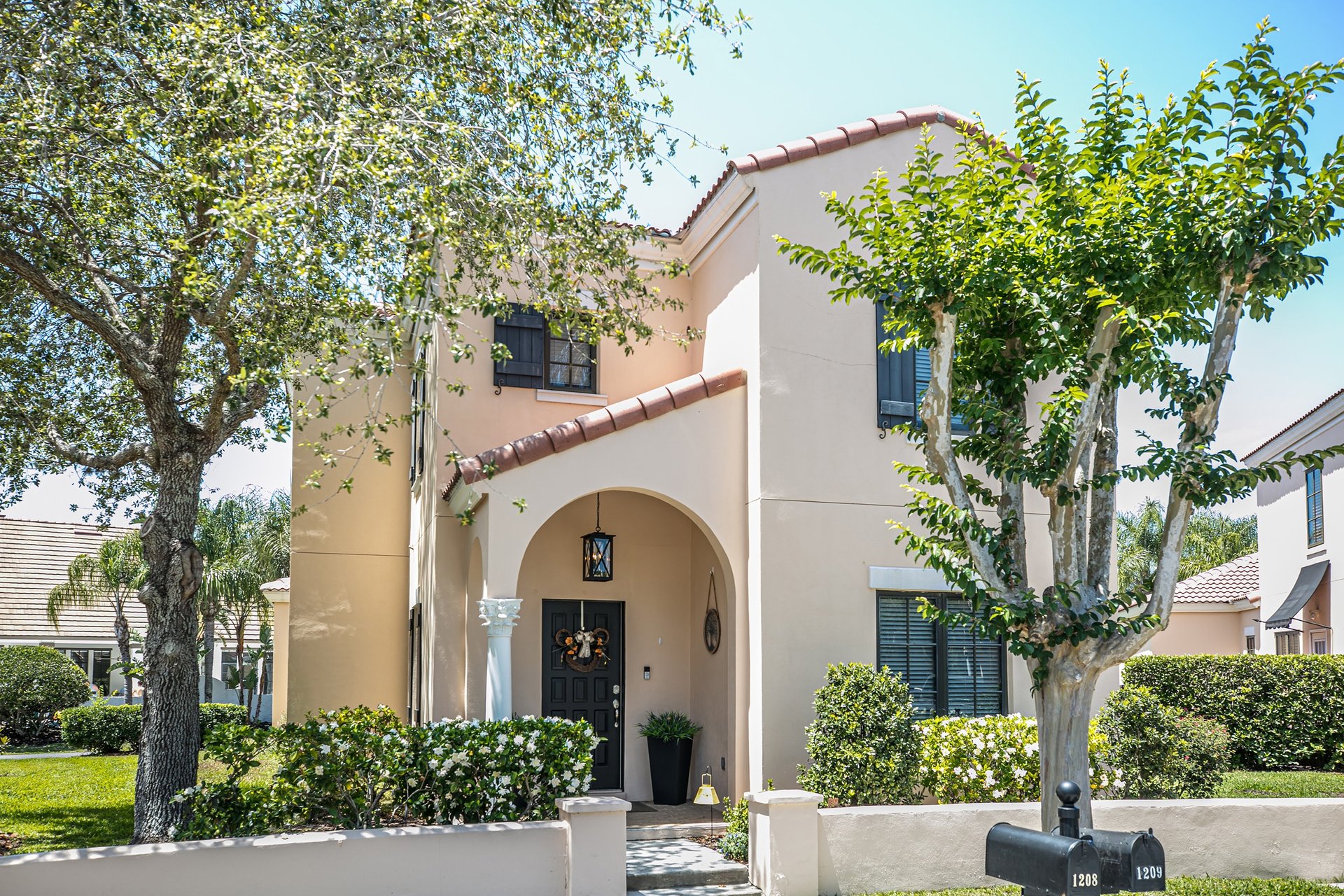 The exterior of Hibiscus Haven, a renovation project in Celebration, Florida, by Manor Magic