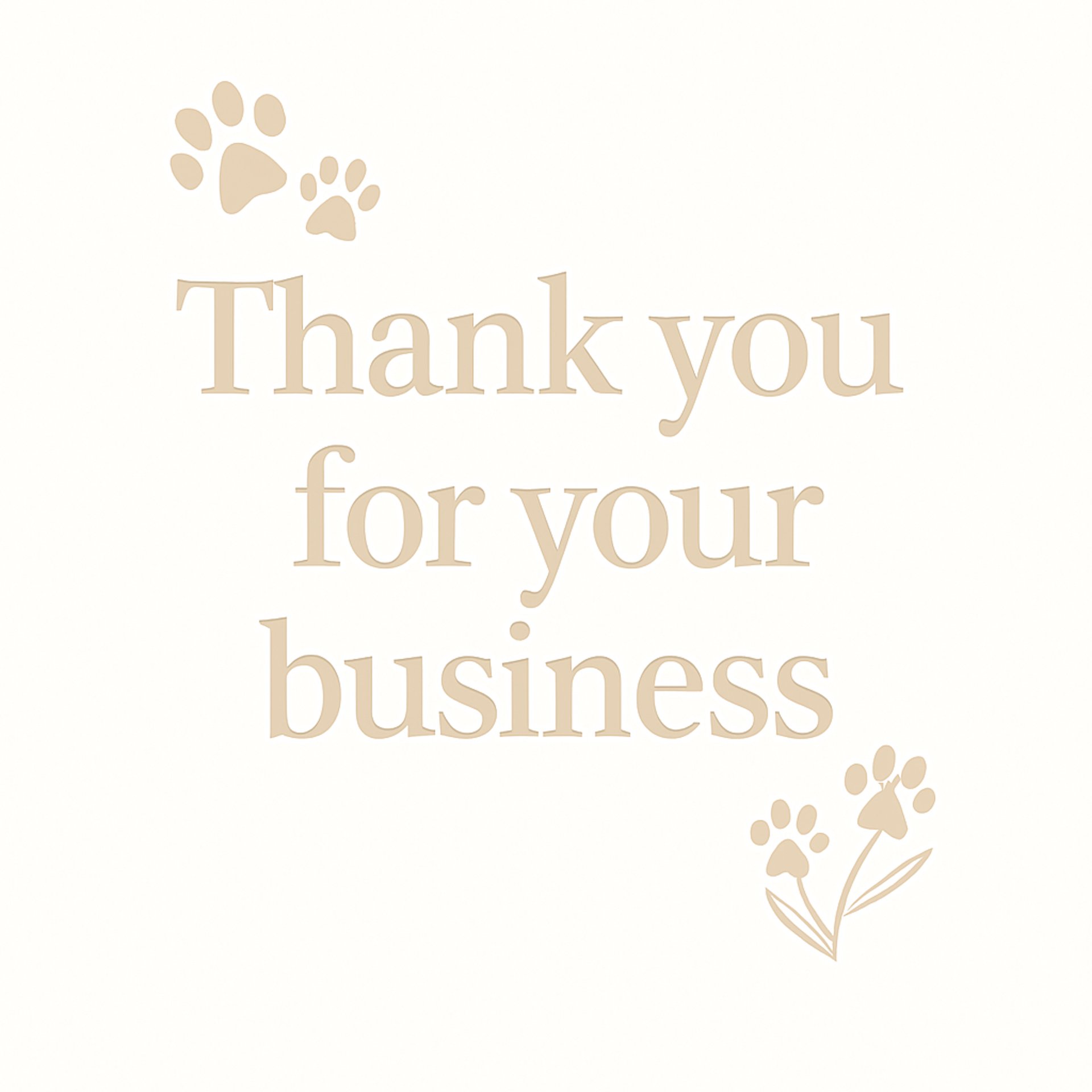 Thank you for supporting local sign on window