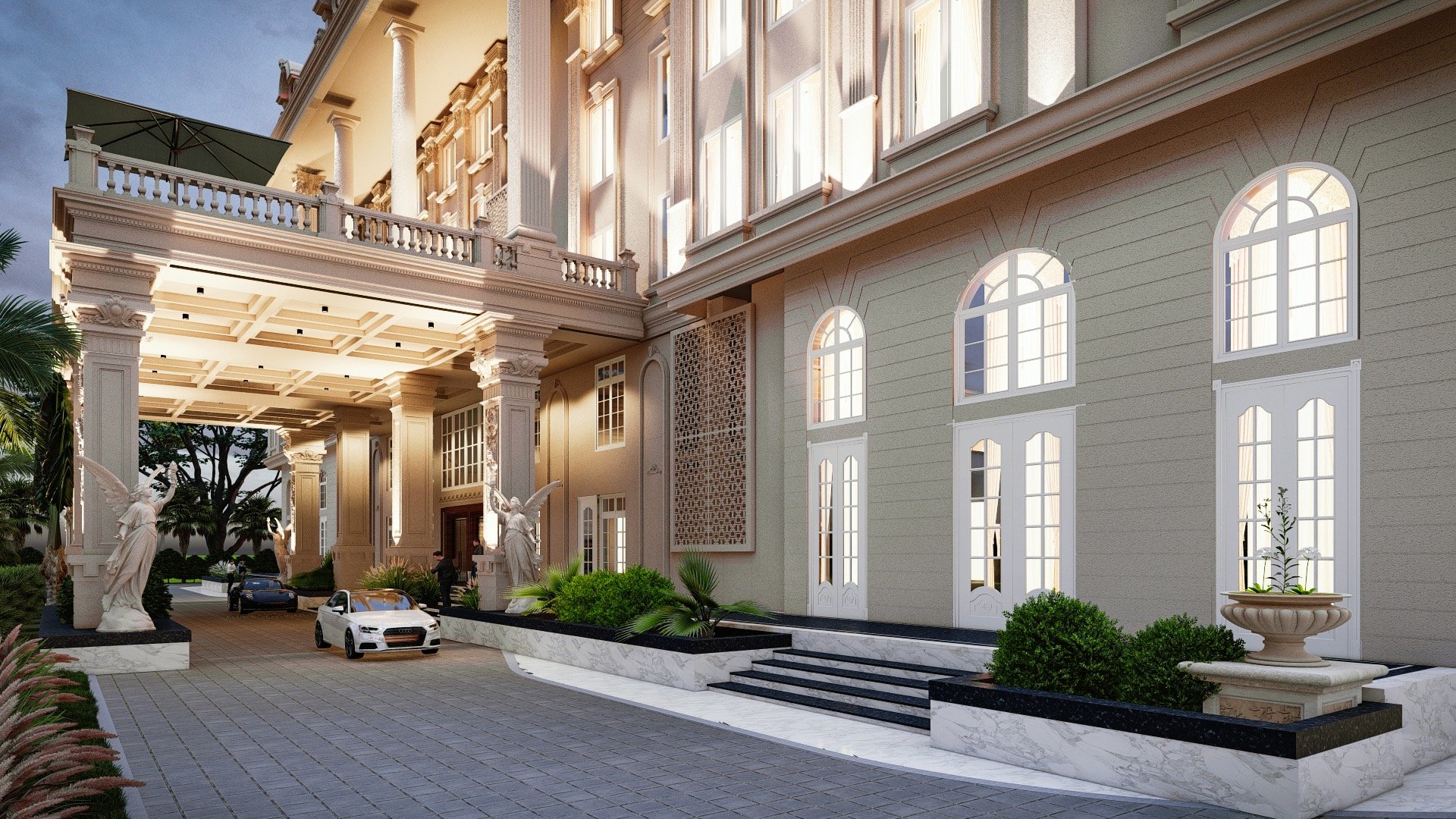 mountain range under blue sky