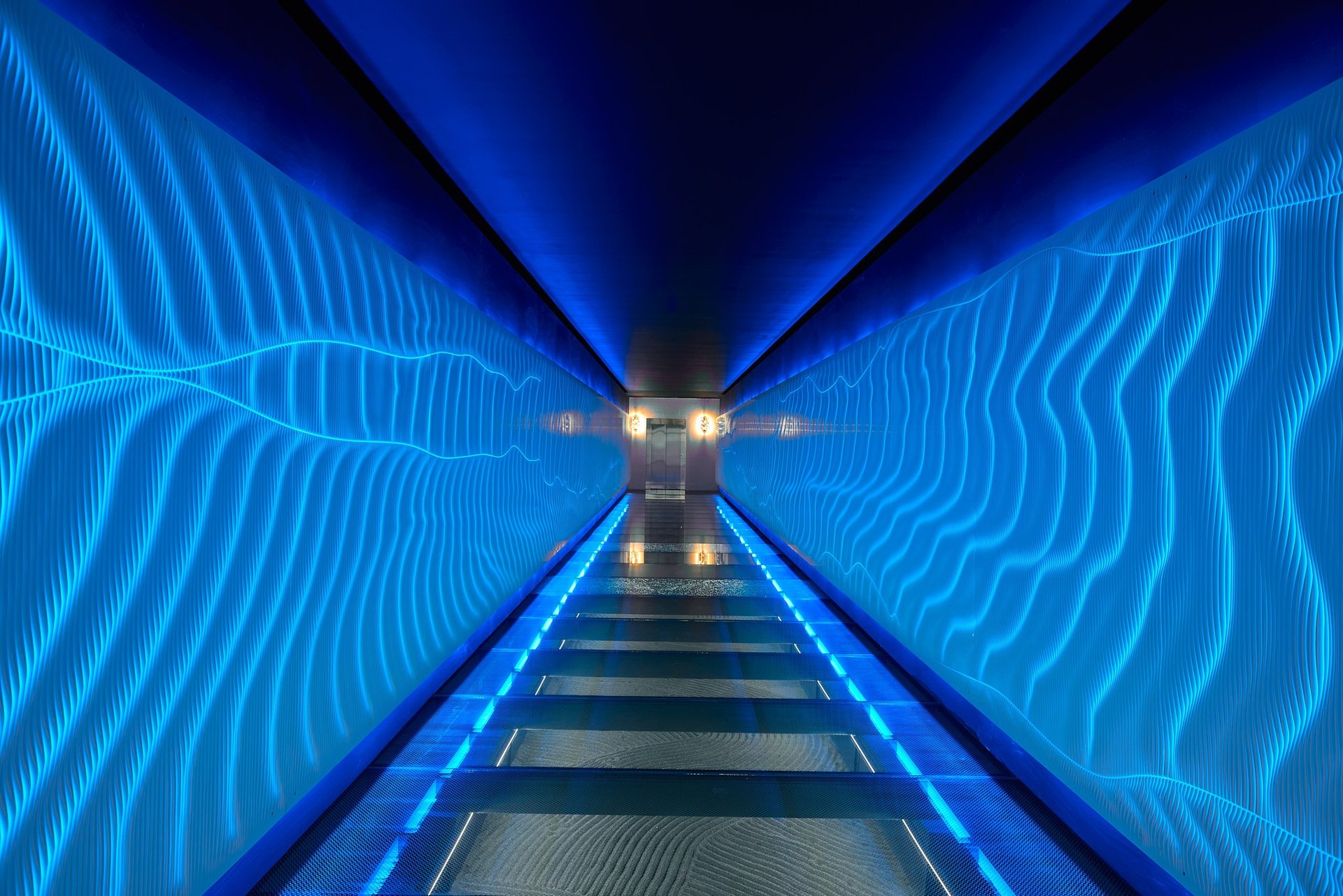 black blue and yellow textile