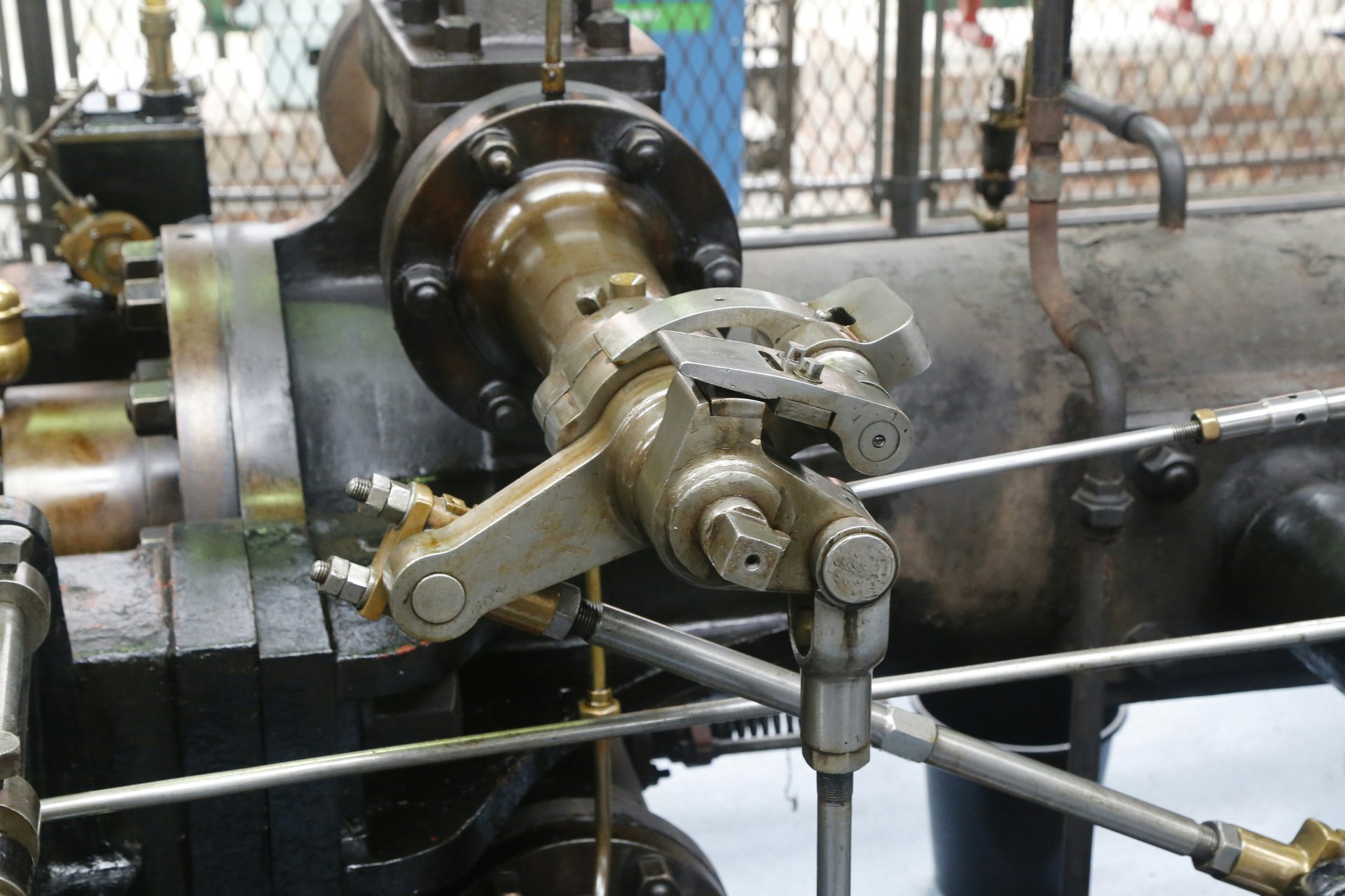 a close up of a machine with wires attached to it
