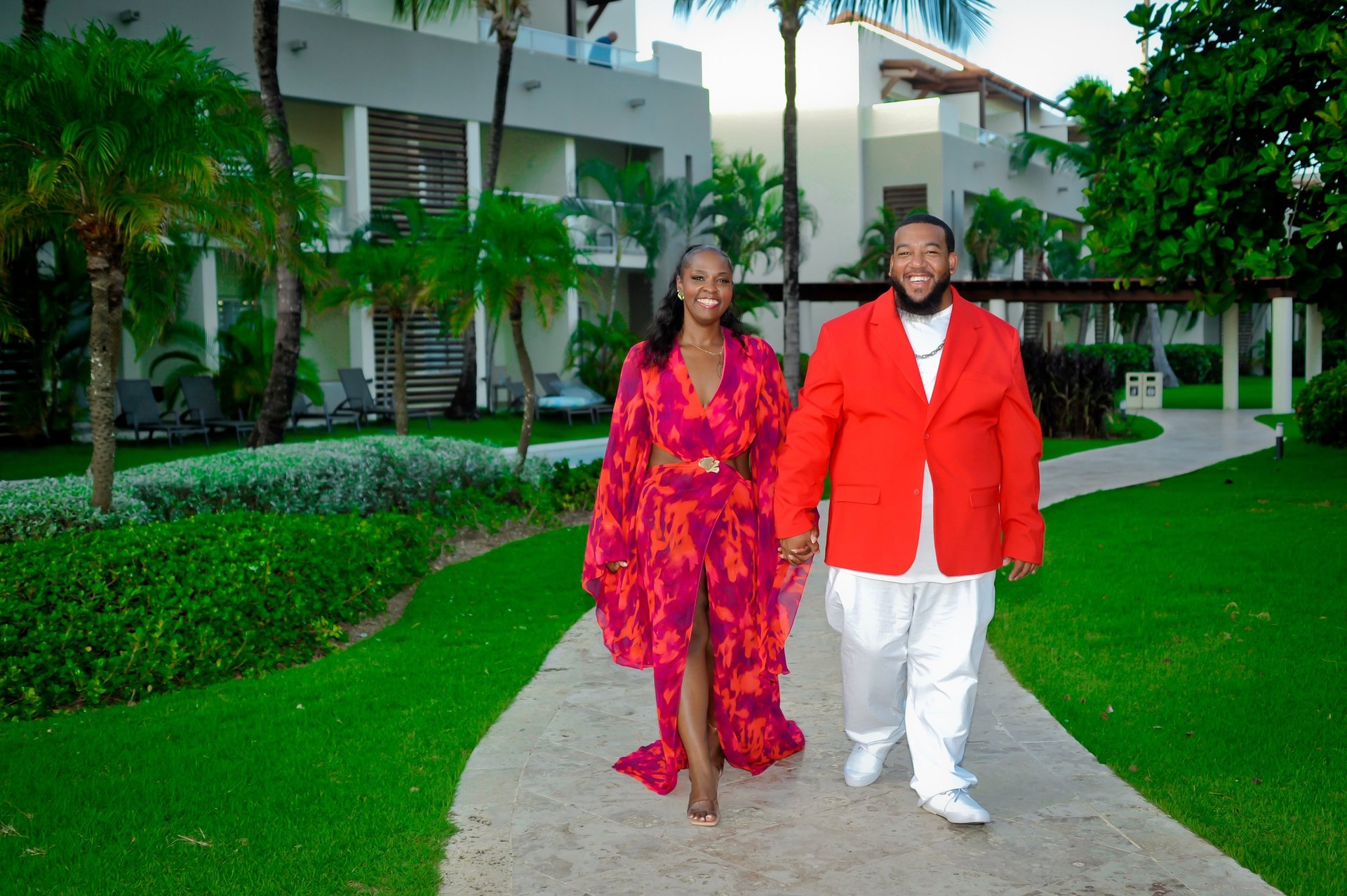 couple wearing silver-colored rings