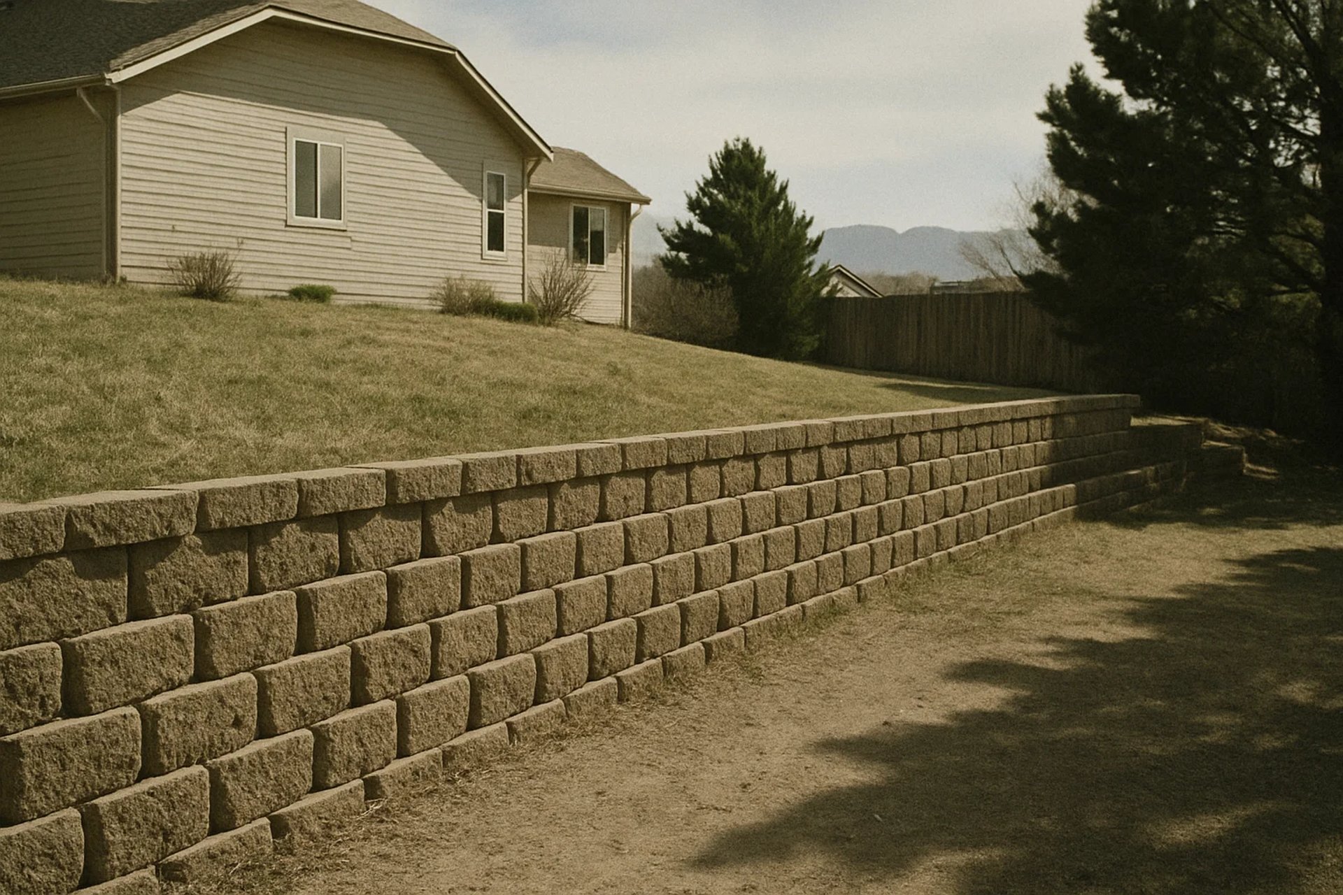 retaining wall colorado springs