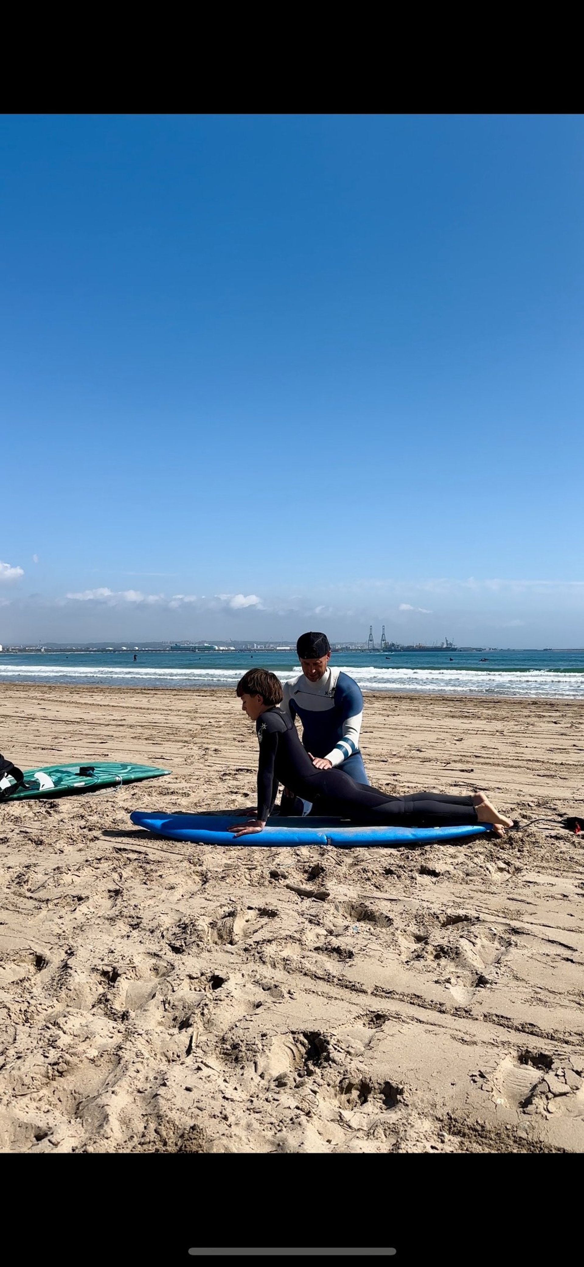 man riding paddle board