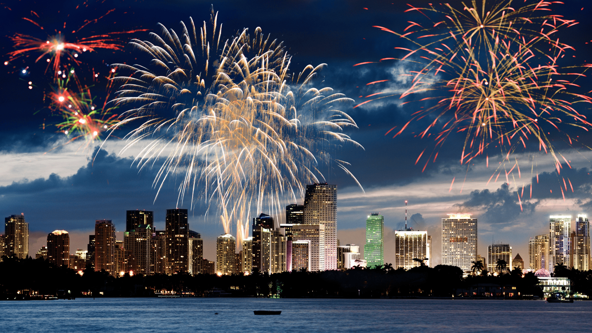 fireworks display