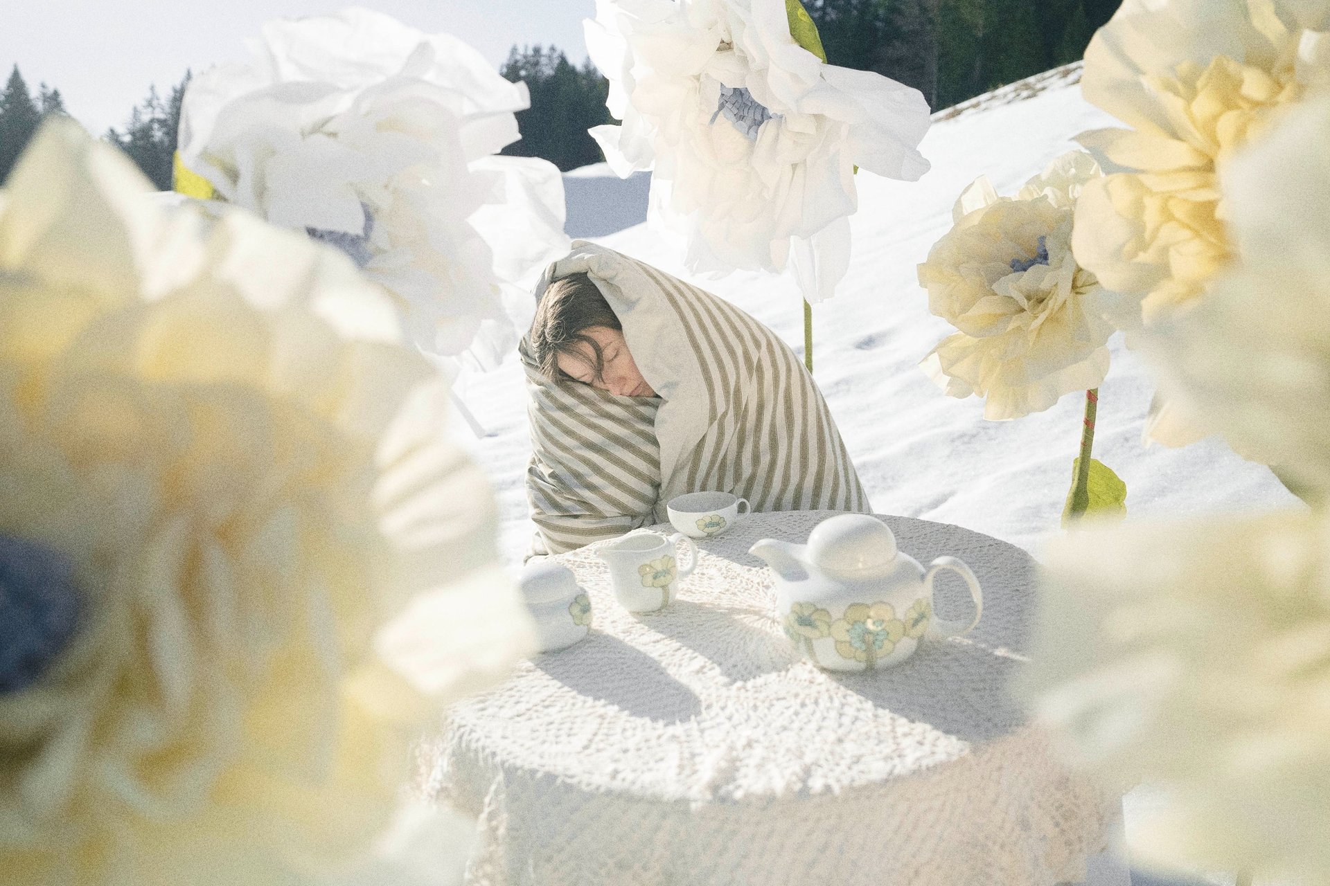 black blue and yellow textile