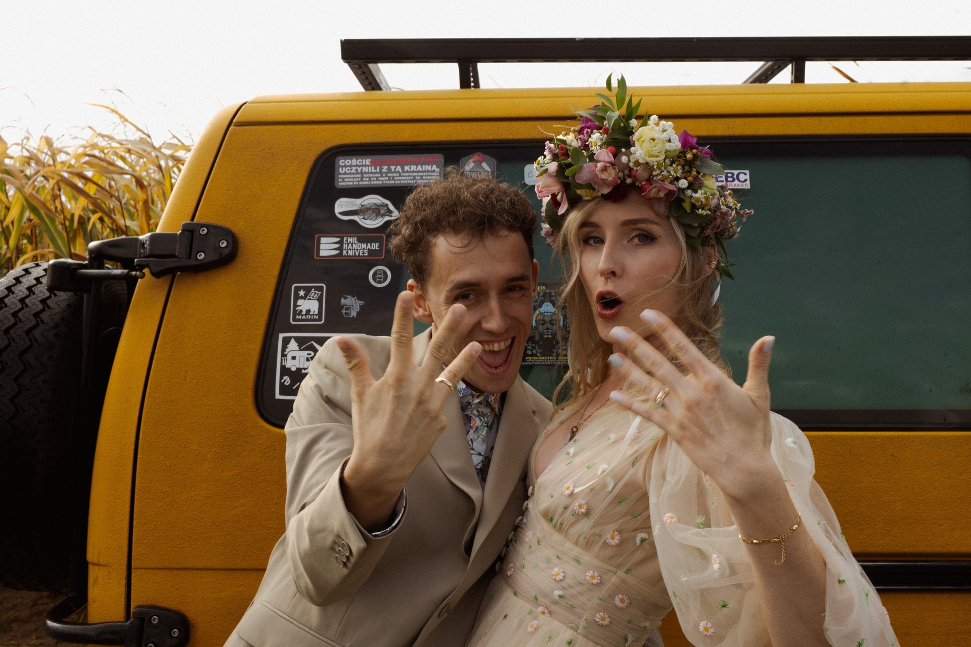 an abstract photo of a curved building with a blue sky in the background
