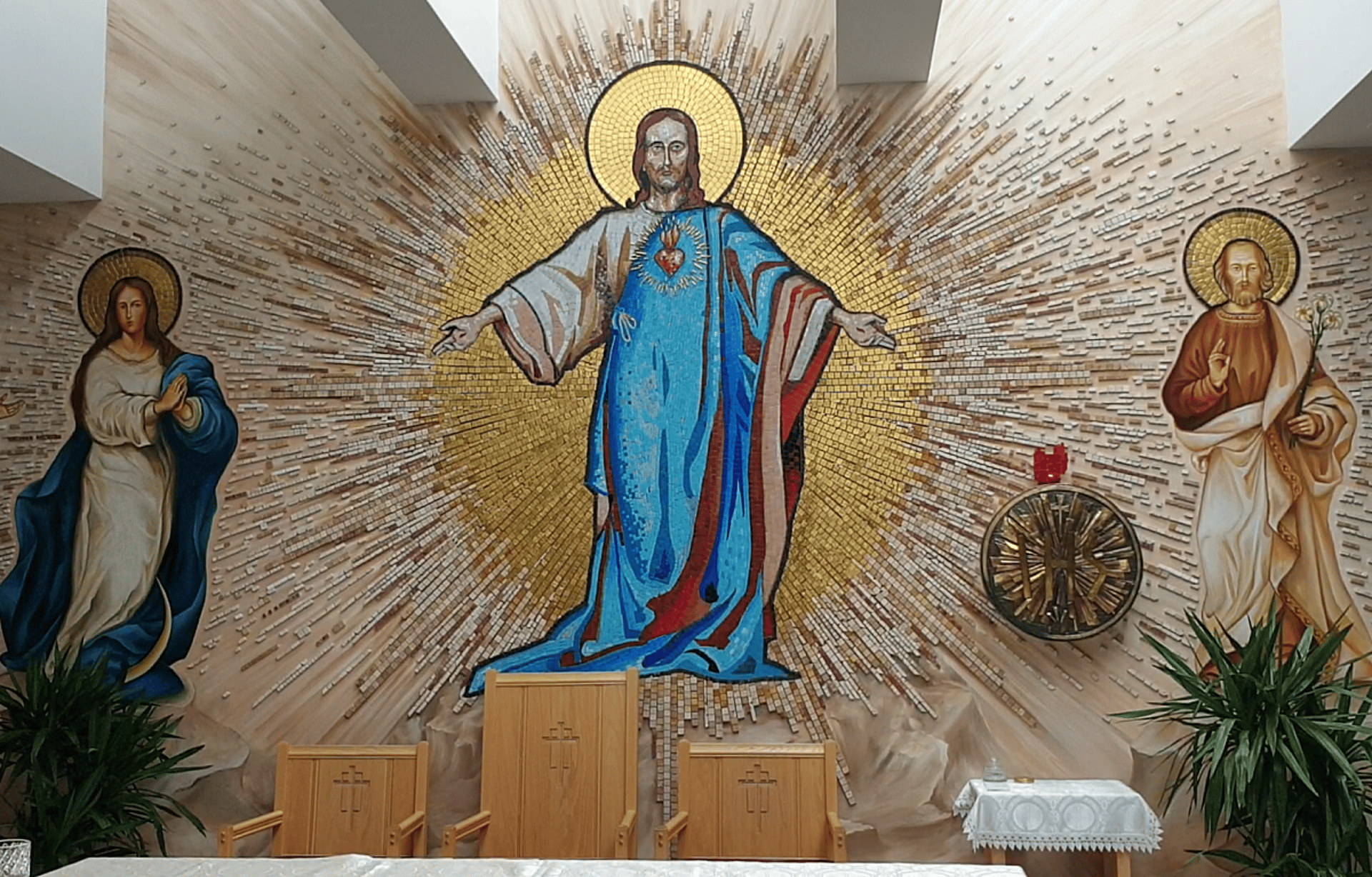chapel under starry sky