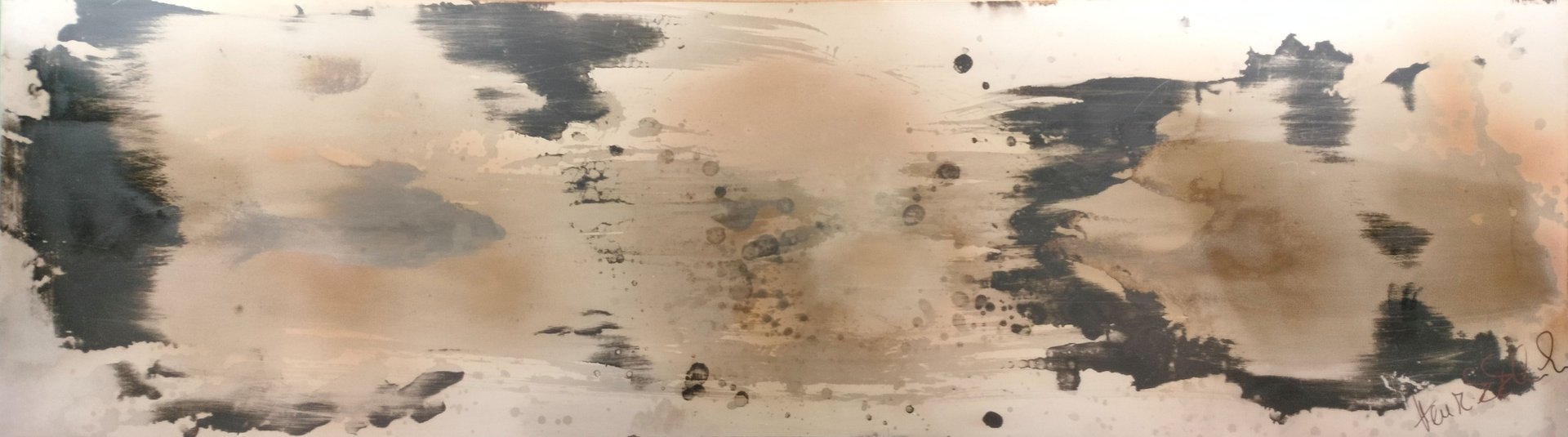 black and brown leather padded tub sofa