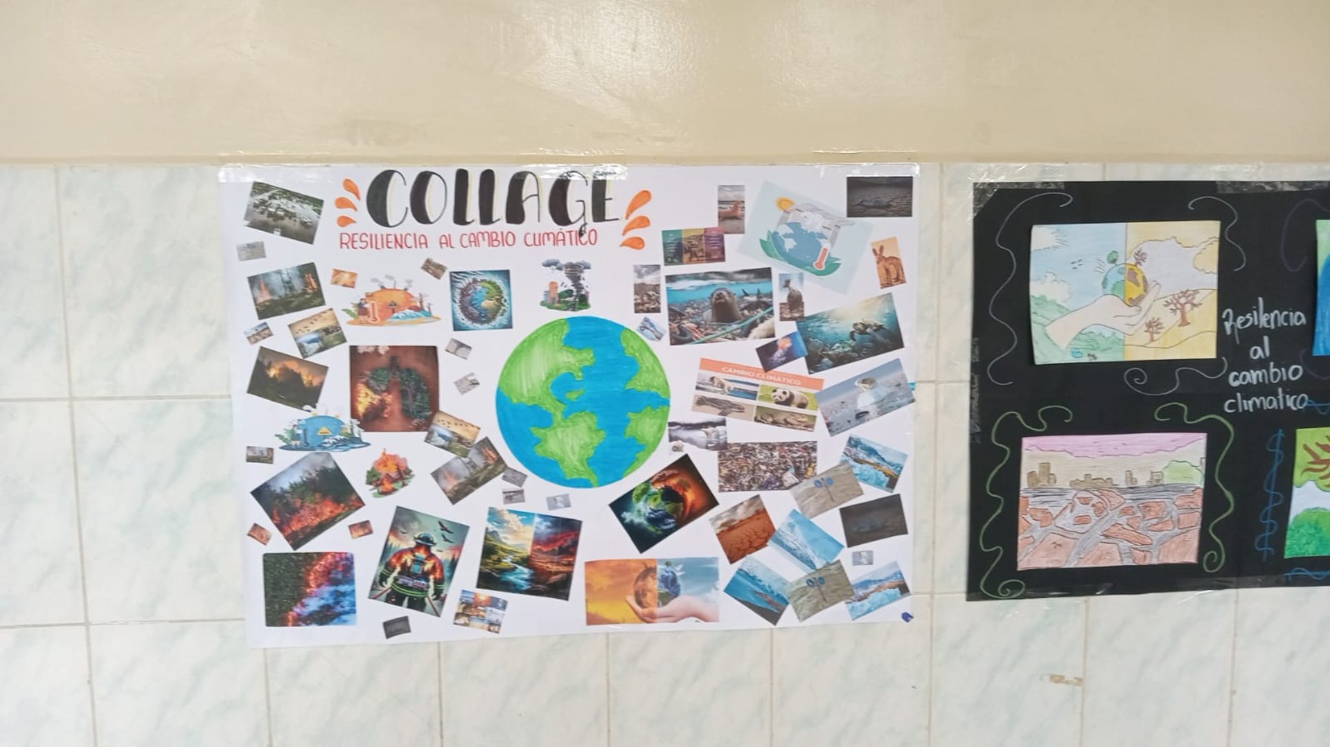 an abstract photo of a curved building with a blue sky in the background