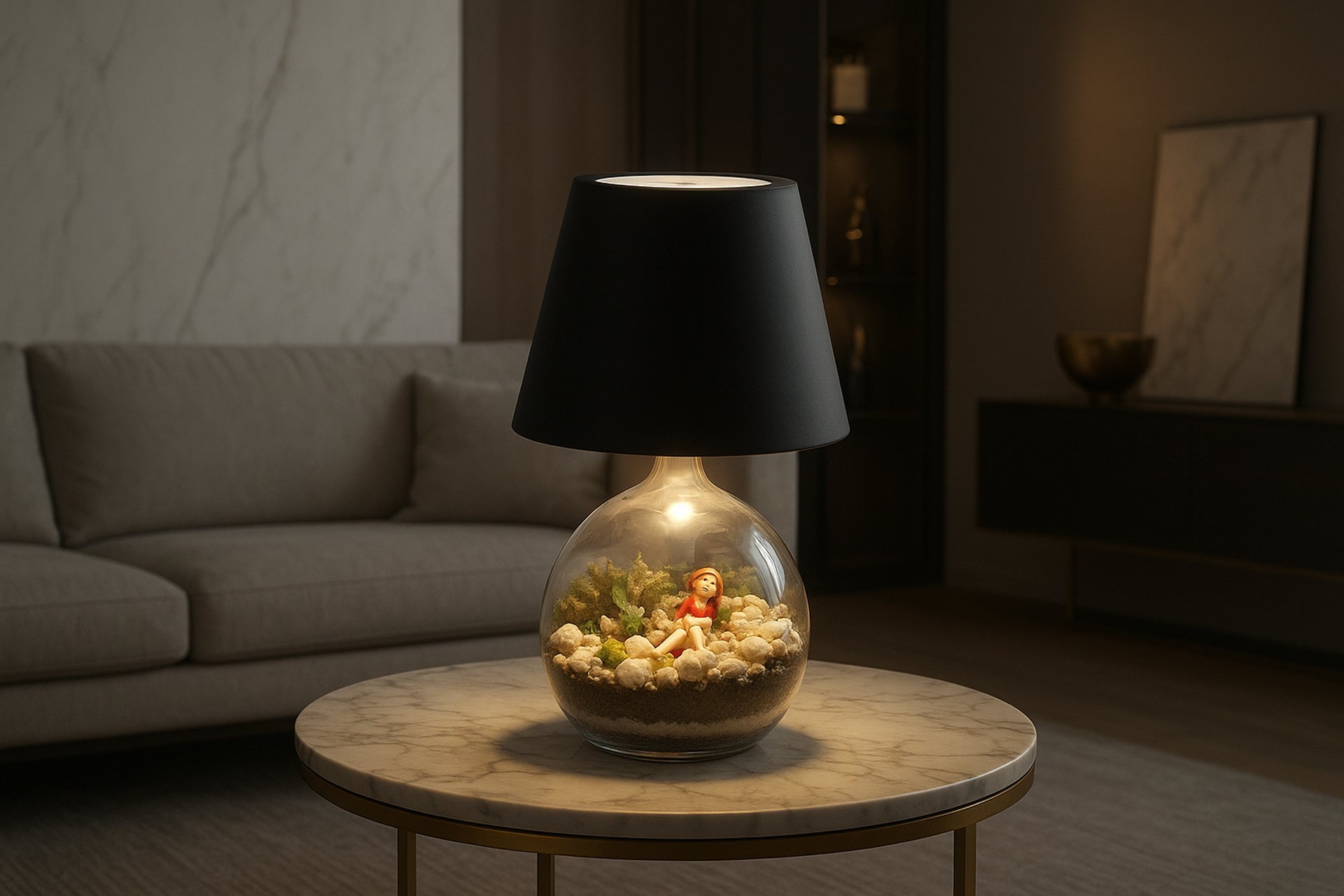 green leaf in black pot