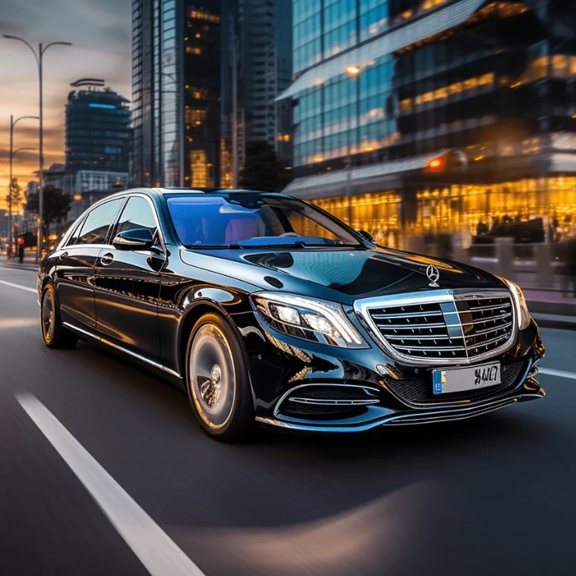 Mercedes S550 Luxuary Sedan