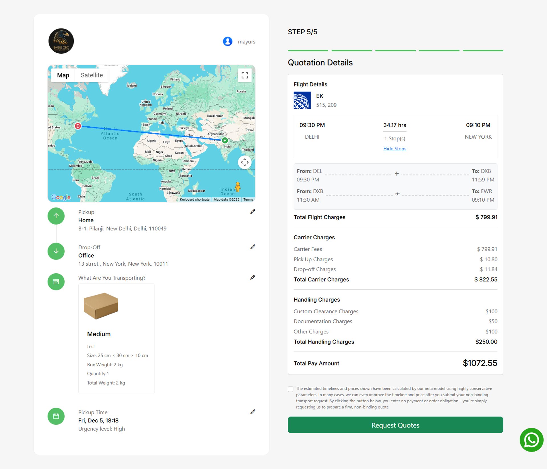 white airplane near trailers during sunset