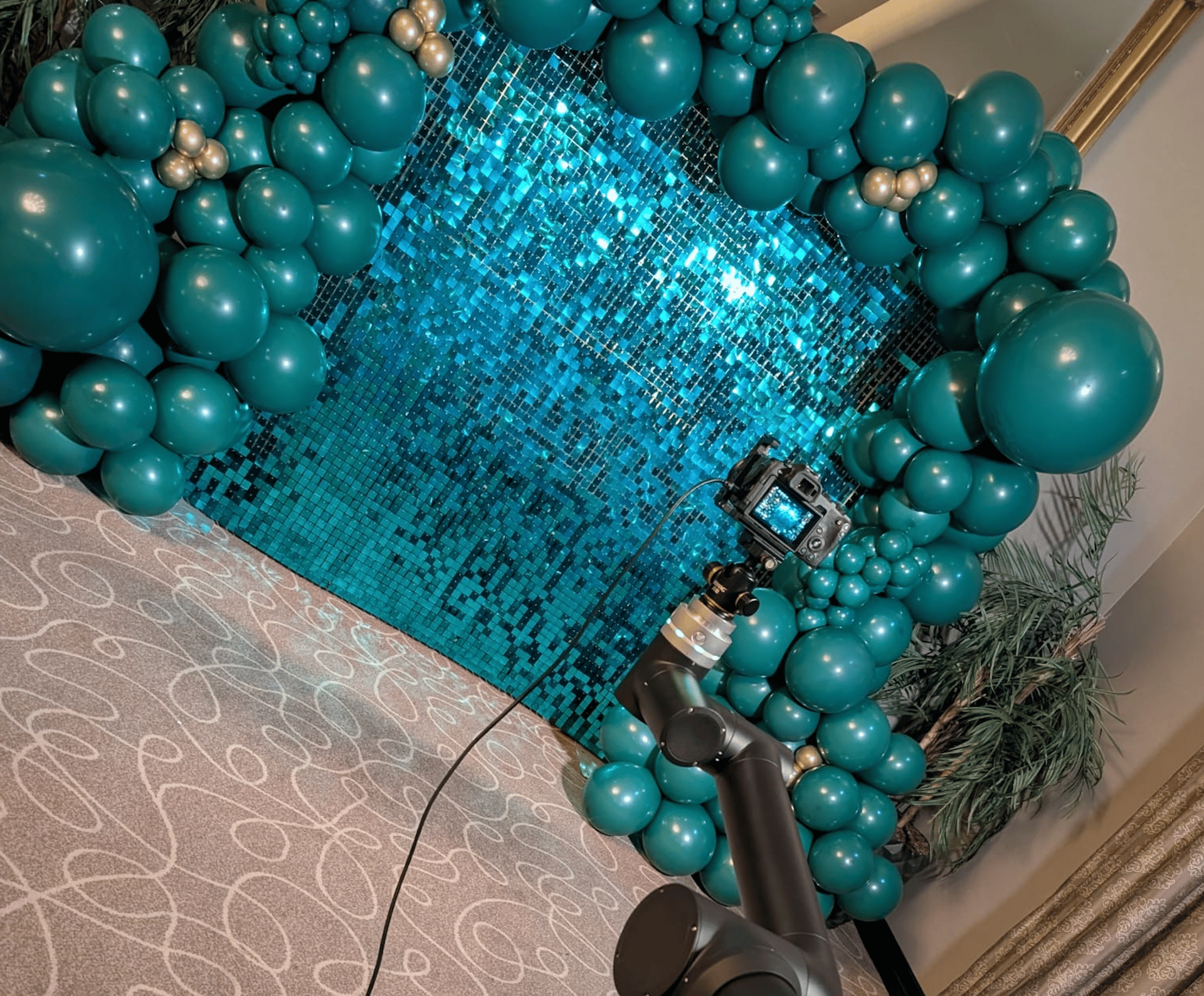 black blue and yellow textile