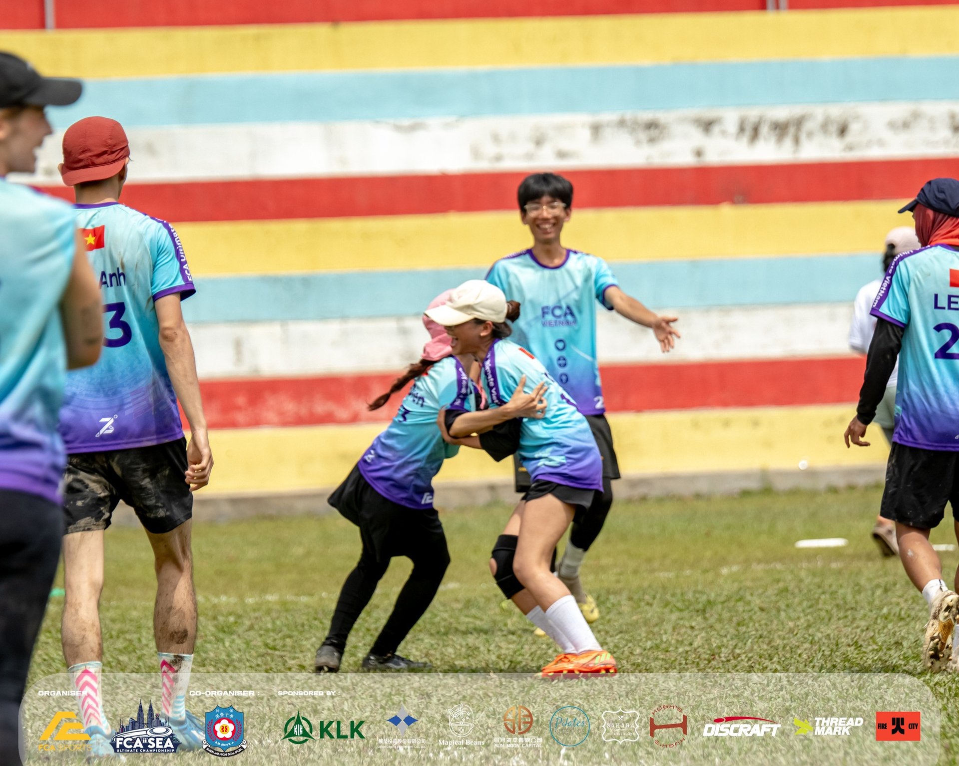an abstract photo of a curved building with a blue sky in the background