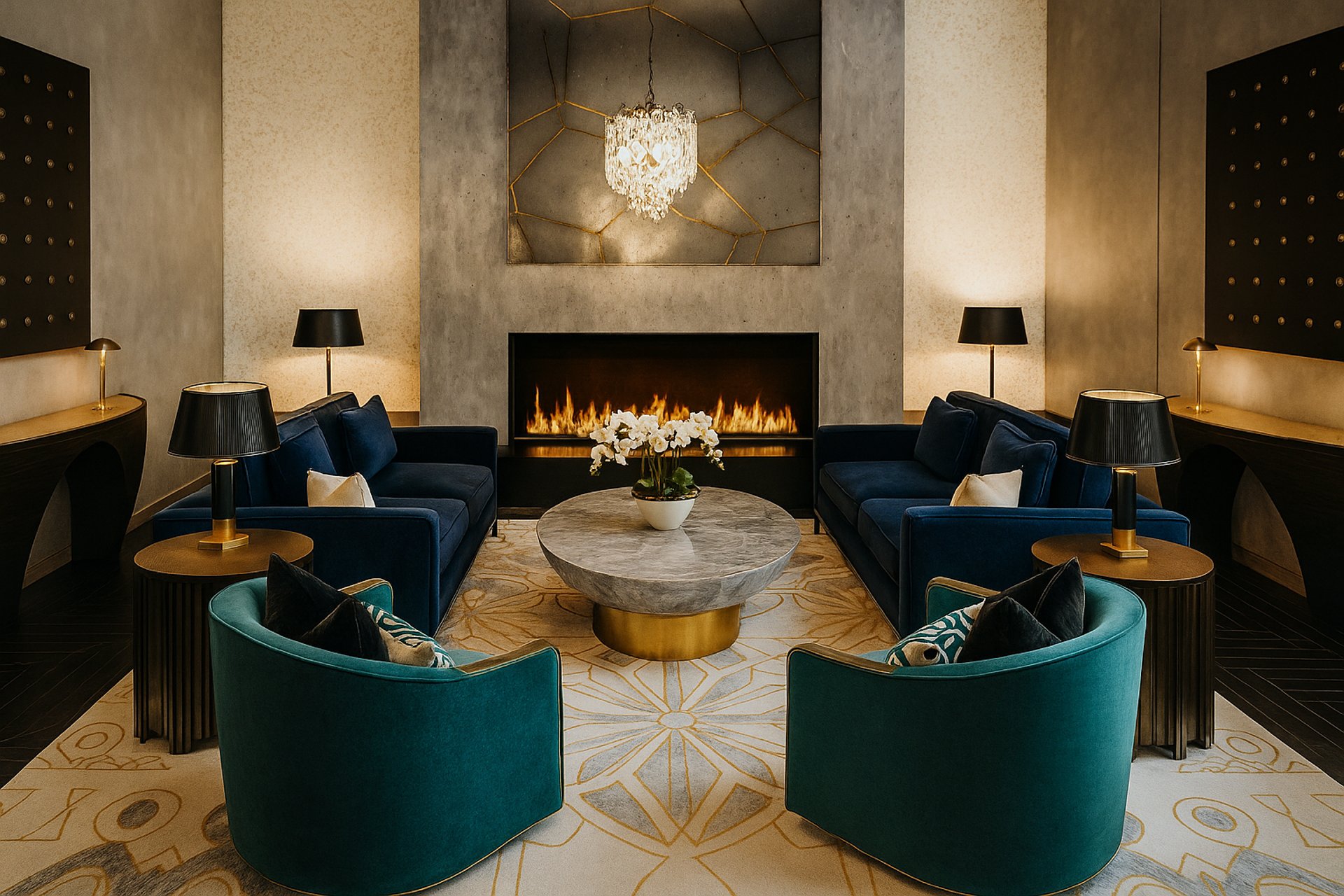 black and brown leather padded tub sofa